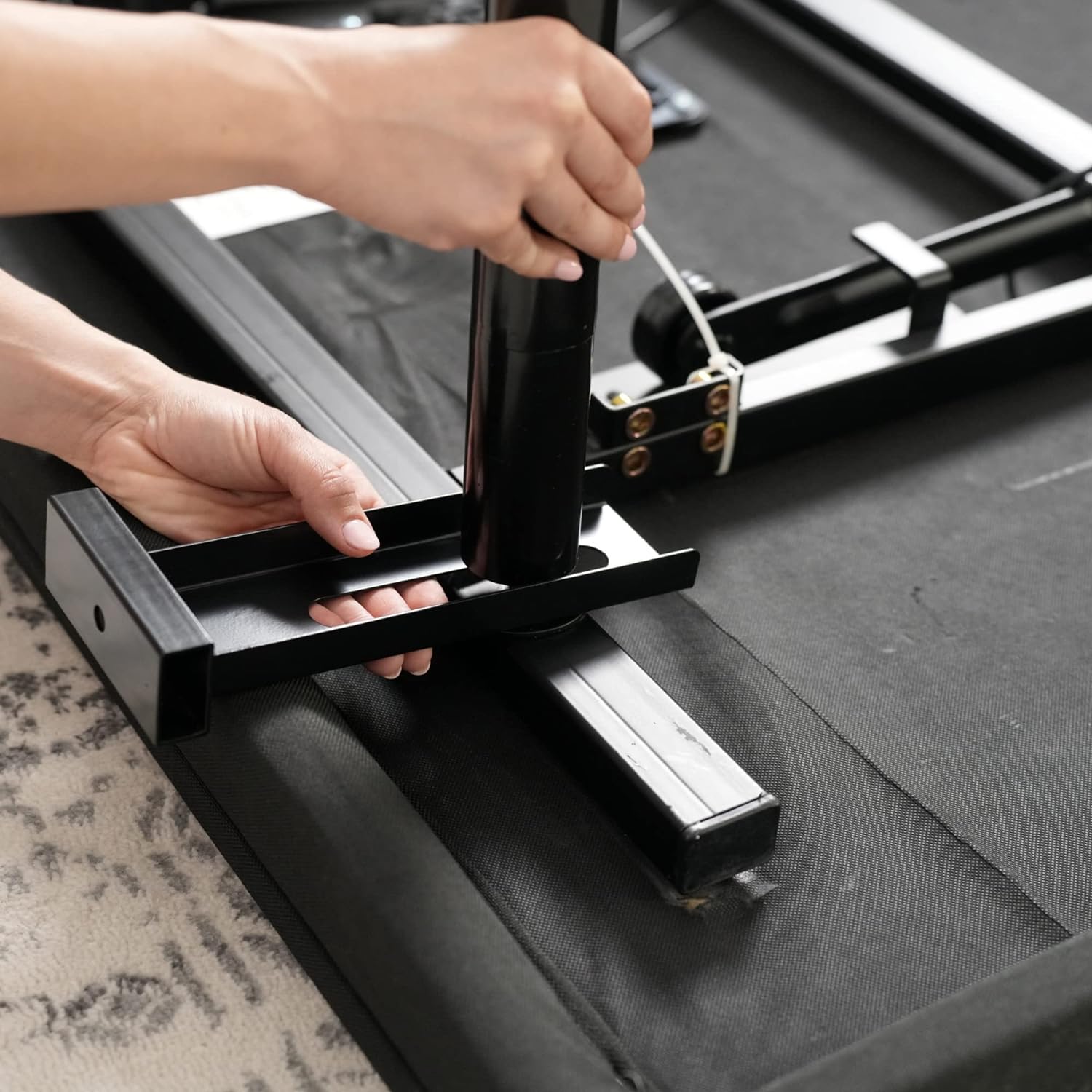 Secures your headboard to your Adjustable Base Electric Bed – IF-3660 Bracket Kit