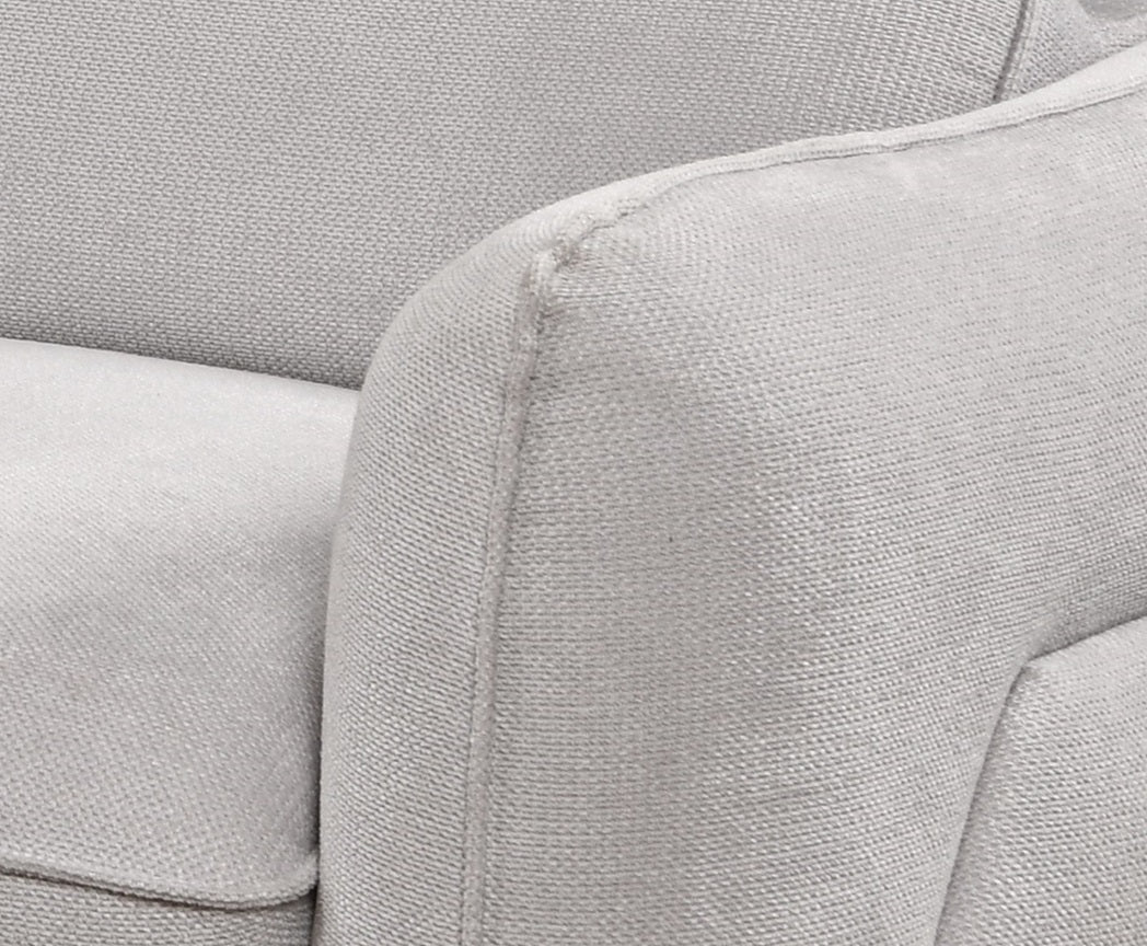 Ivory Sleeper Sectional Sofa with Storage Chaise – IF-9005 LHF