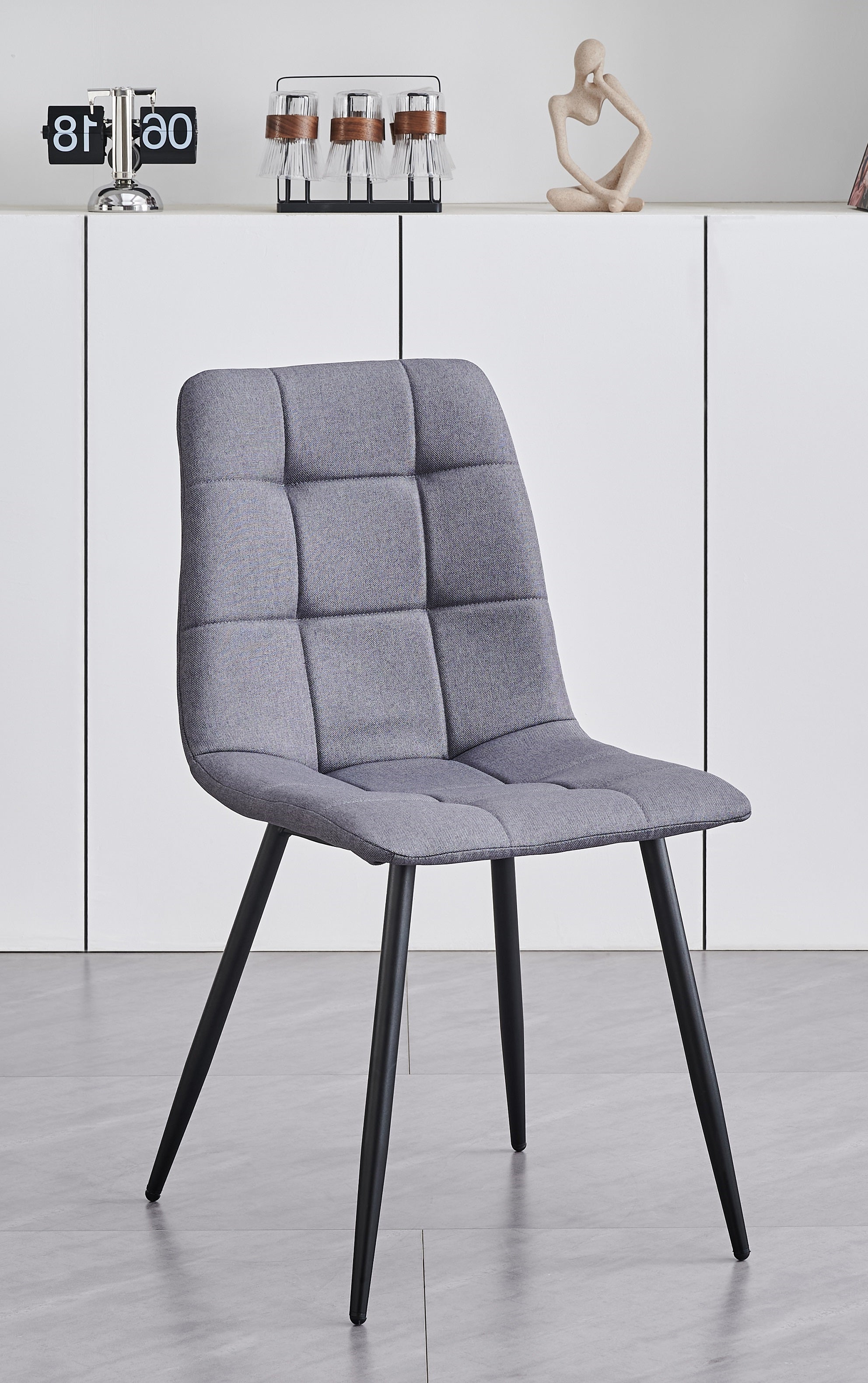 Black Steel Legs Chair – C-1593