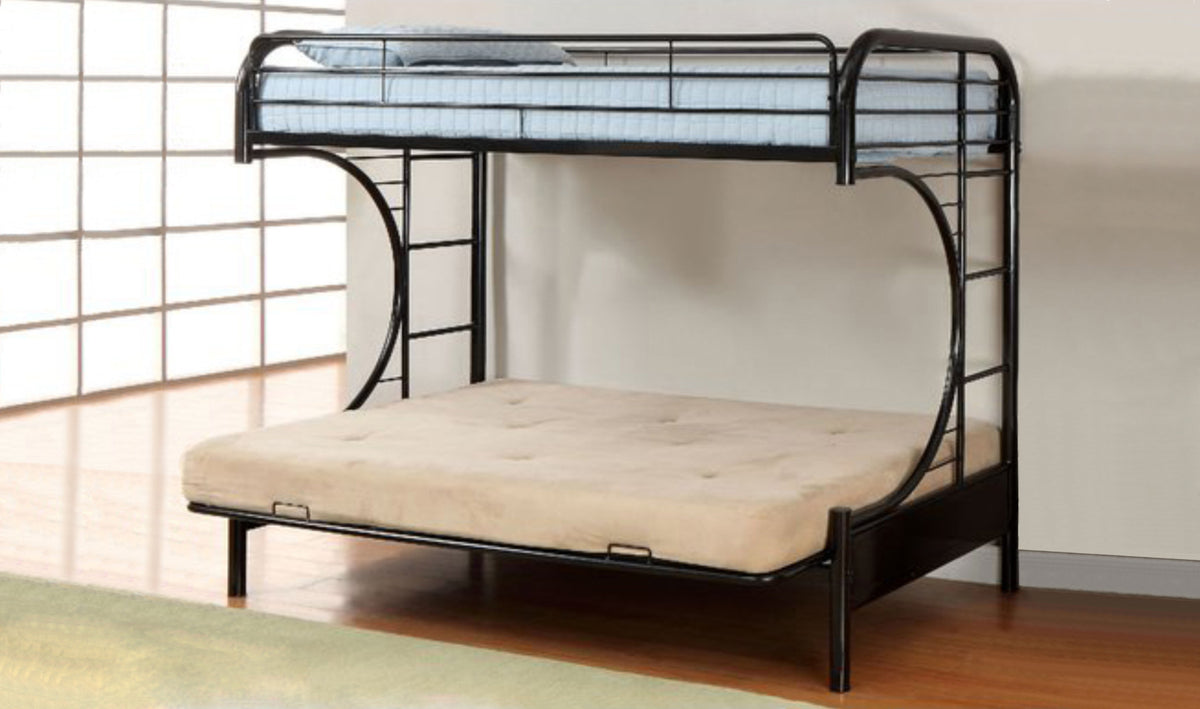 Black Finish Bunk Bed – IF-230B