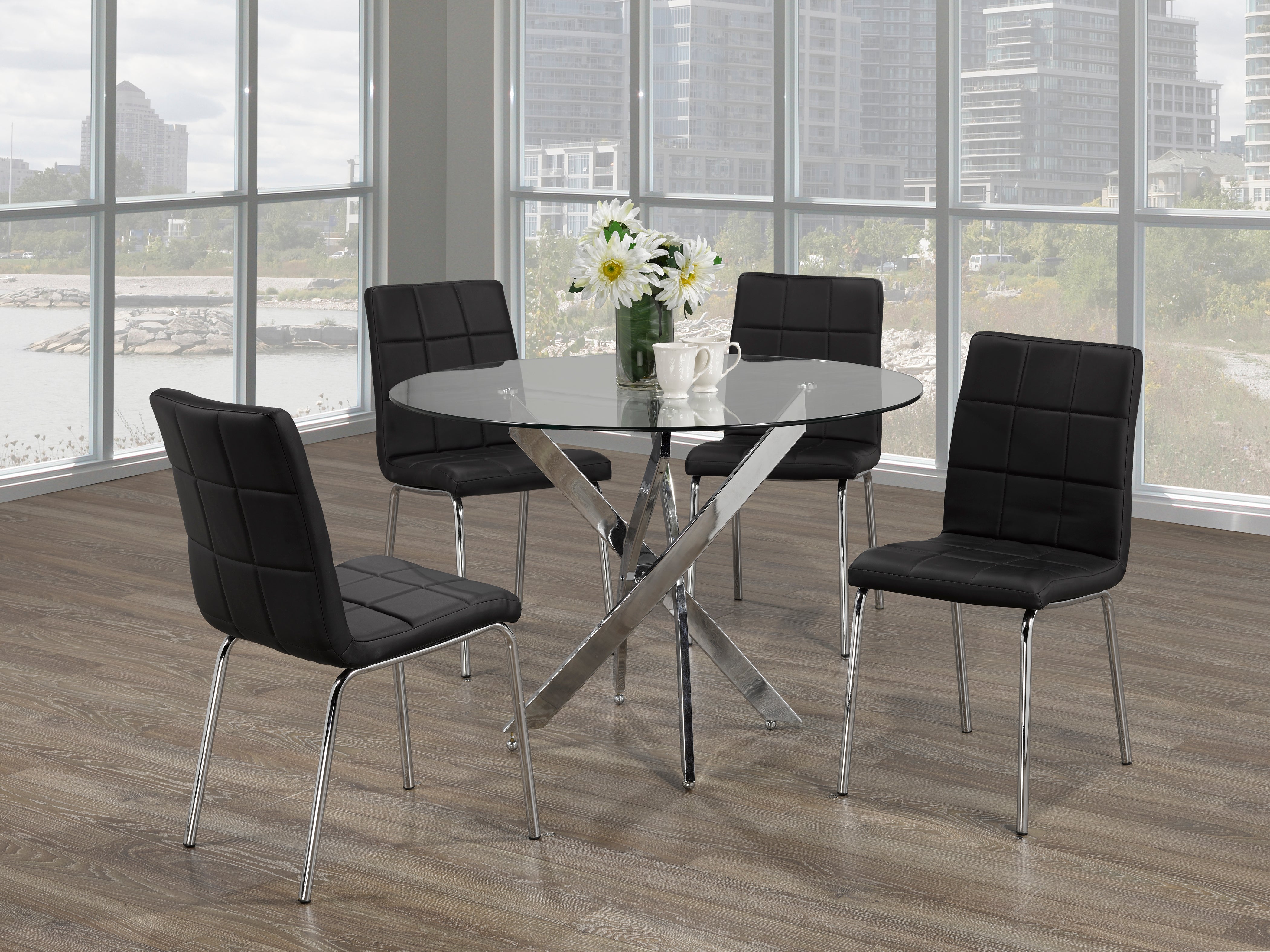 Image of t-1447 c-1760 5pc dinette set.