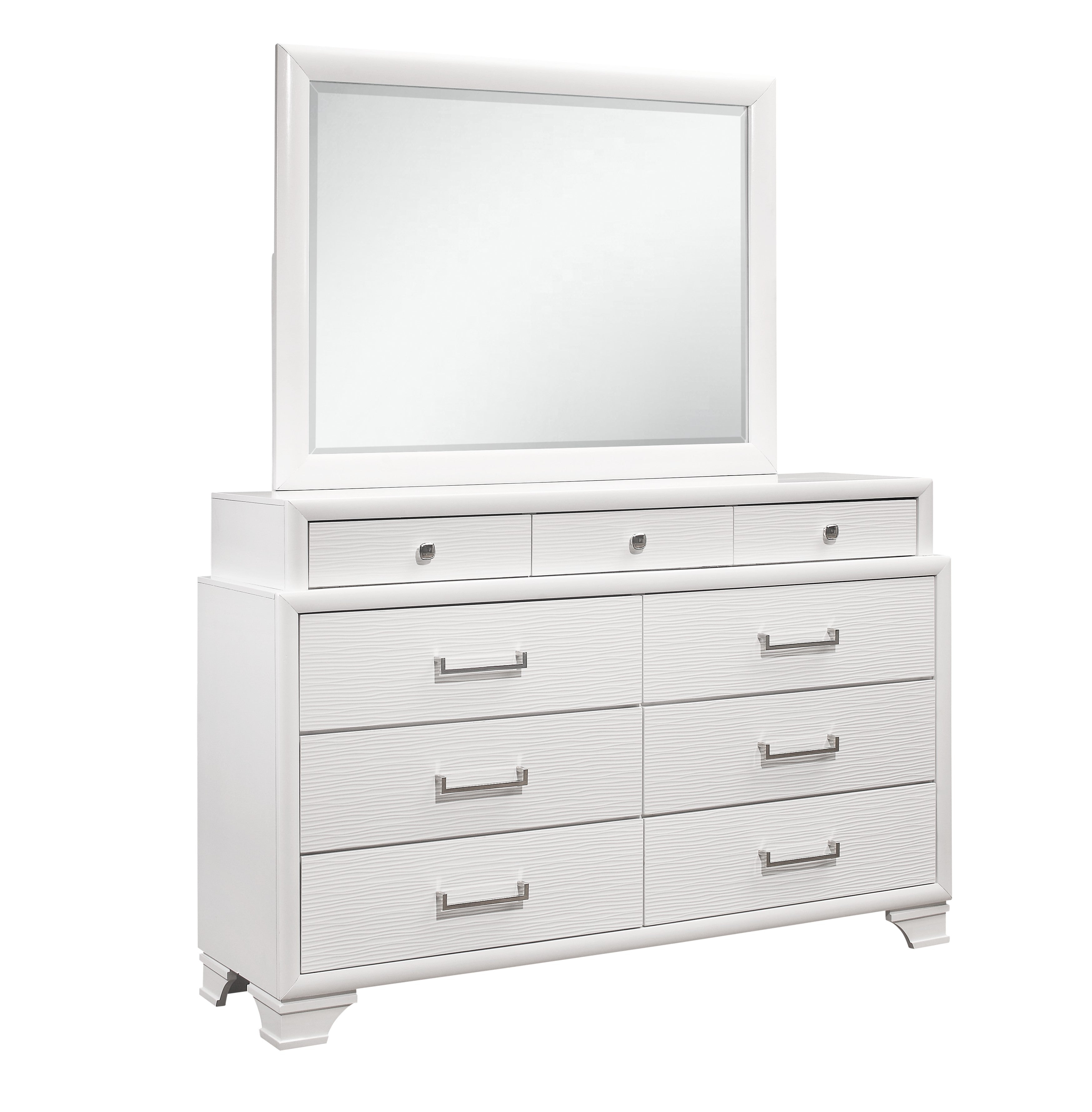 Jordyn White Bookcase Headboard Bedroom Set with Storage – Jordyn (White)