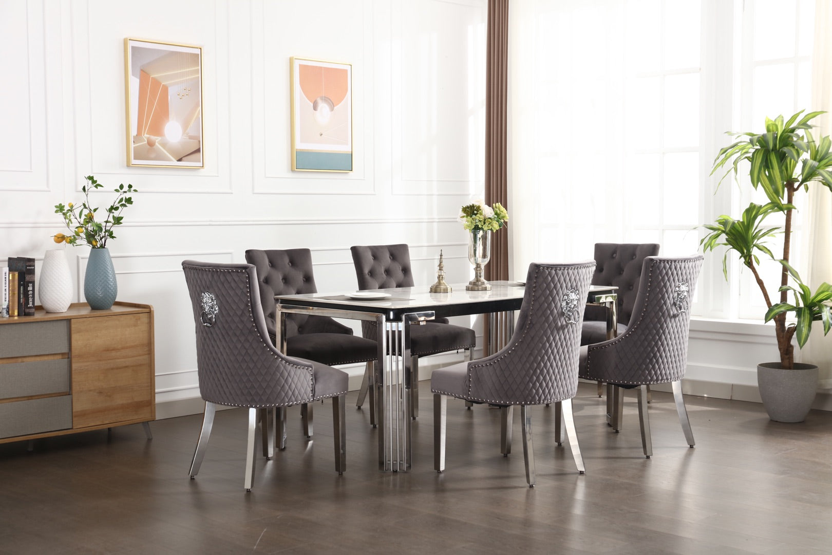 Mix and Match Chairs (4 Colours Options) Dinette Set – T-1274 C-1250