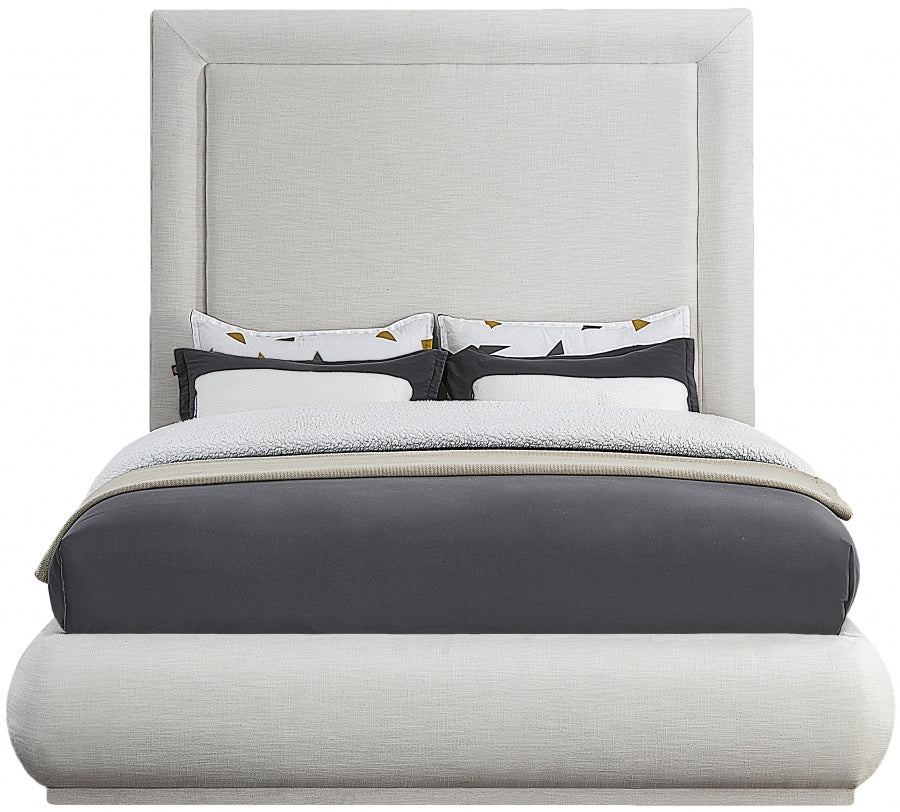 Creme Linen Fabric Bed – IF-5200