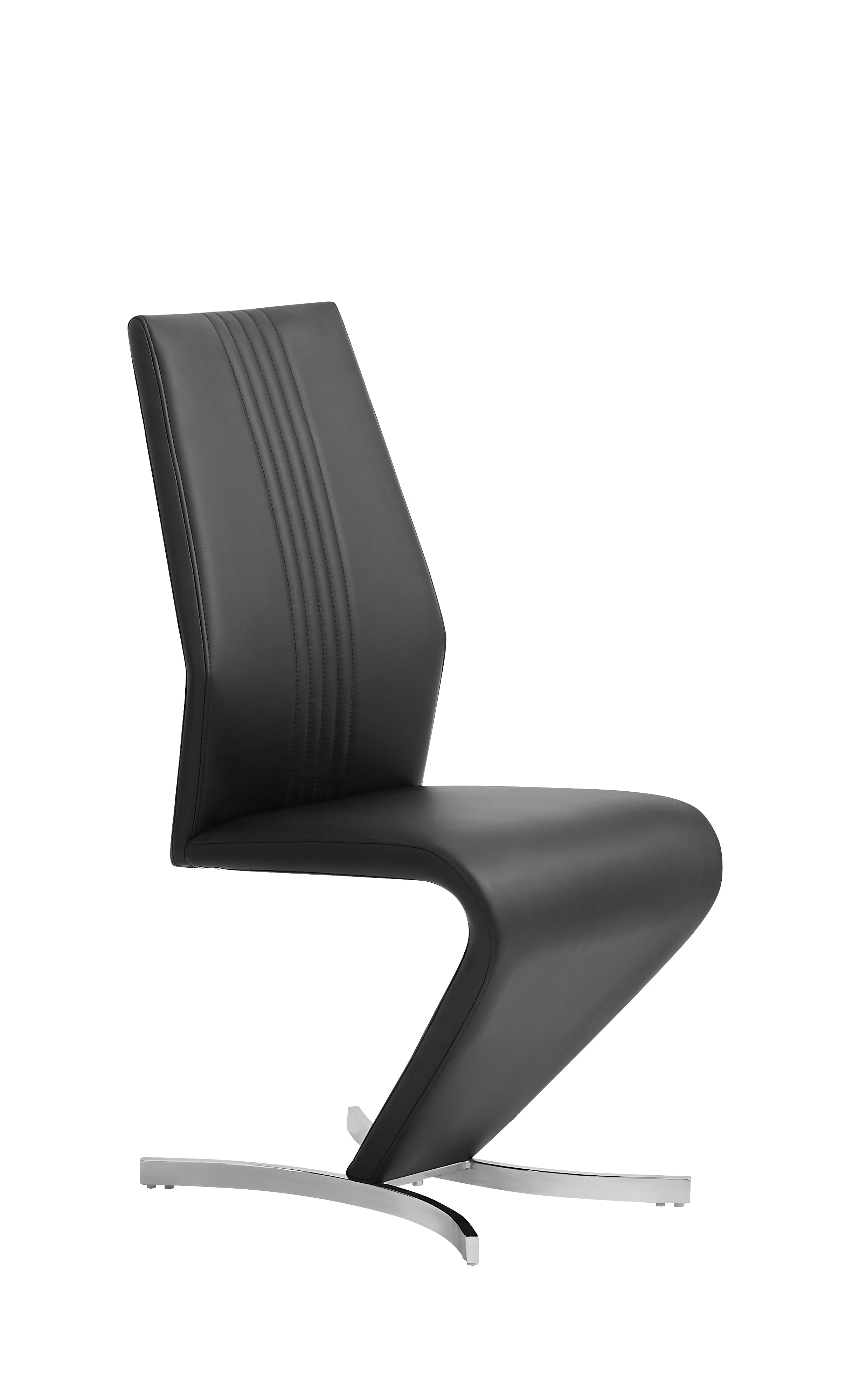 Black Faux Leather for Easy Cleaning Chair – C-1782