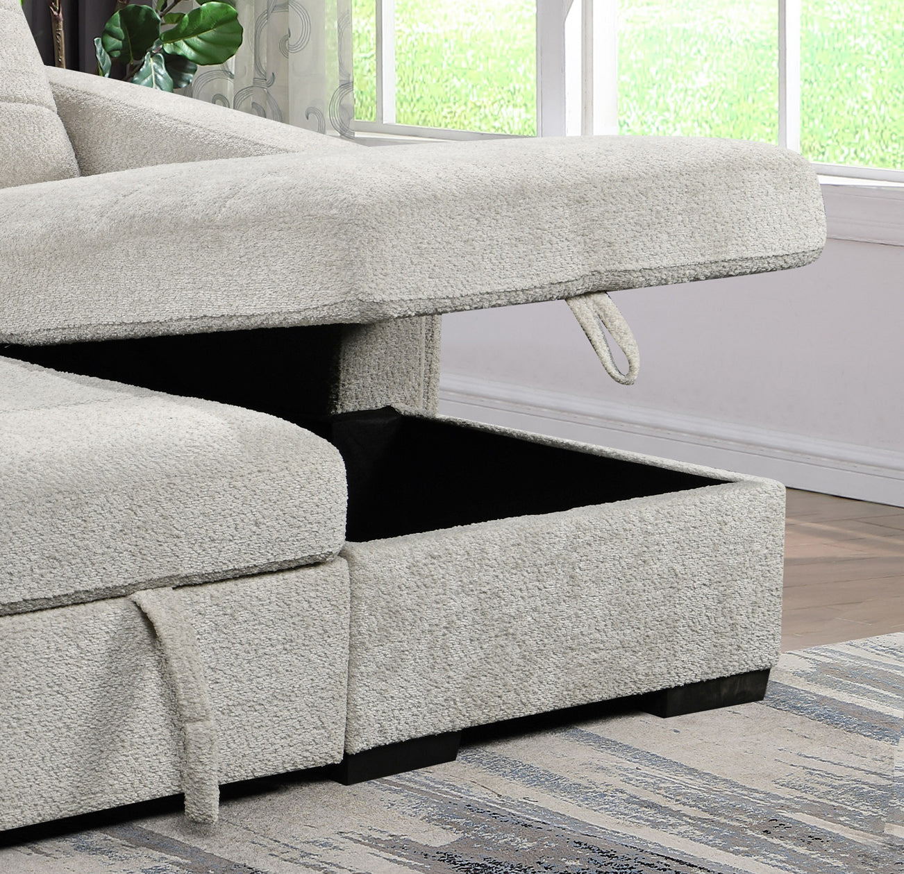 Seat height: 19.5" Sofa Sectional – IF-9086 RHF