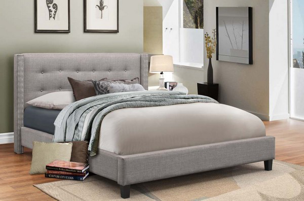 Image of if-189 - double or queen or king bed - platform bed includes mattress support.