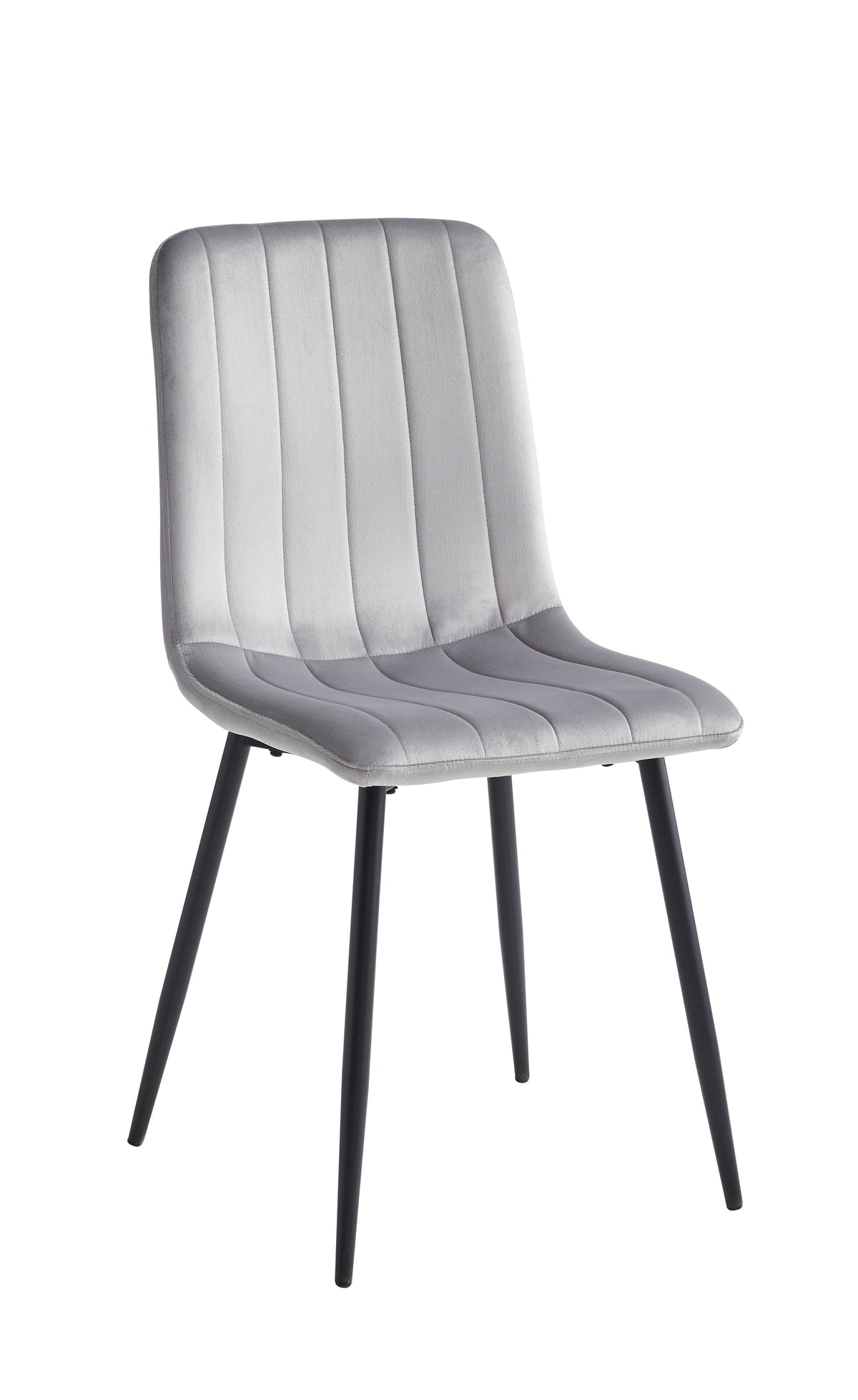 Light Grey Velvet Chair – C-1473