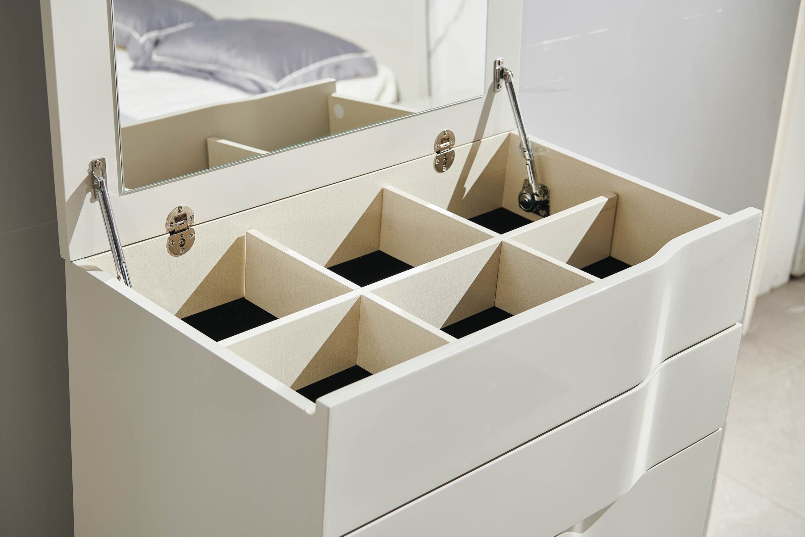 Glory – Grey Lift-top Bedroom Set