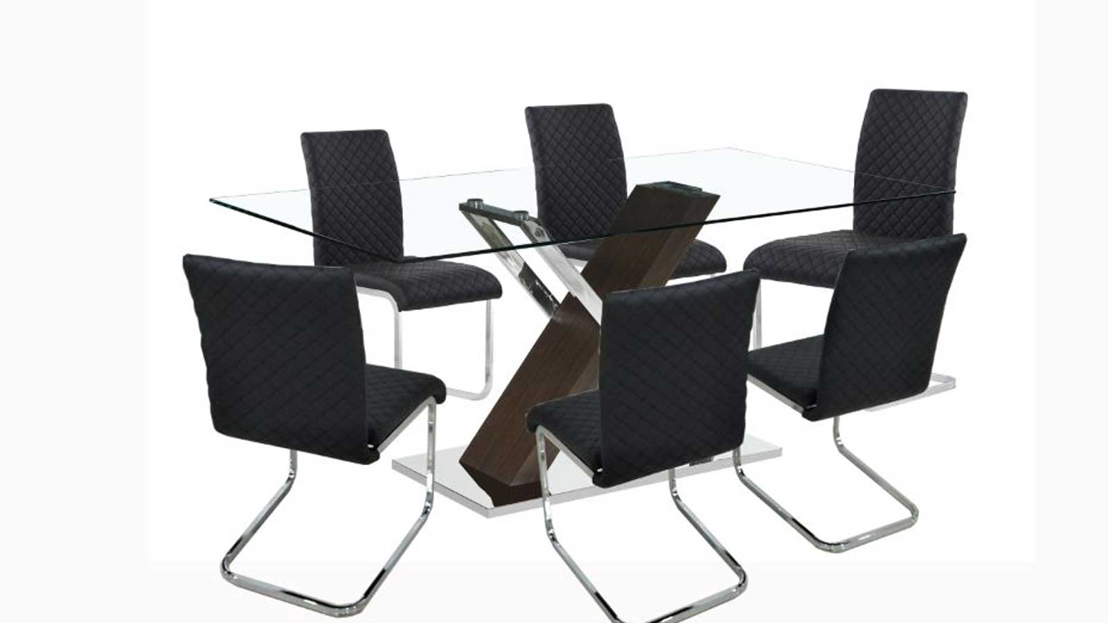 Image of dining set 7pcs - dt-711 - dc-729.