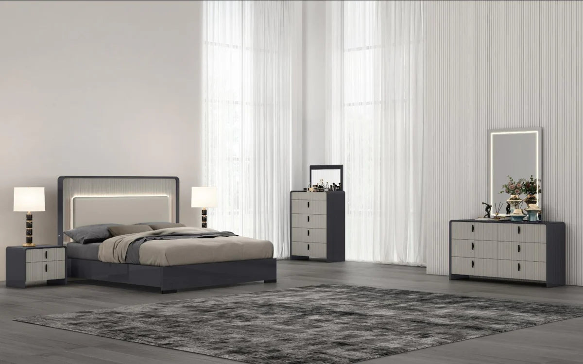 Image of ember bedroom set 8pcs.