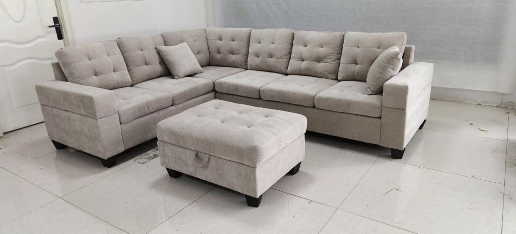 Image of emerson sofa sectional with ottoman.