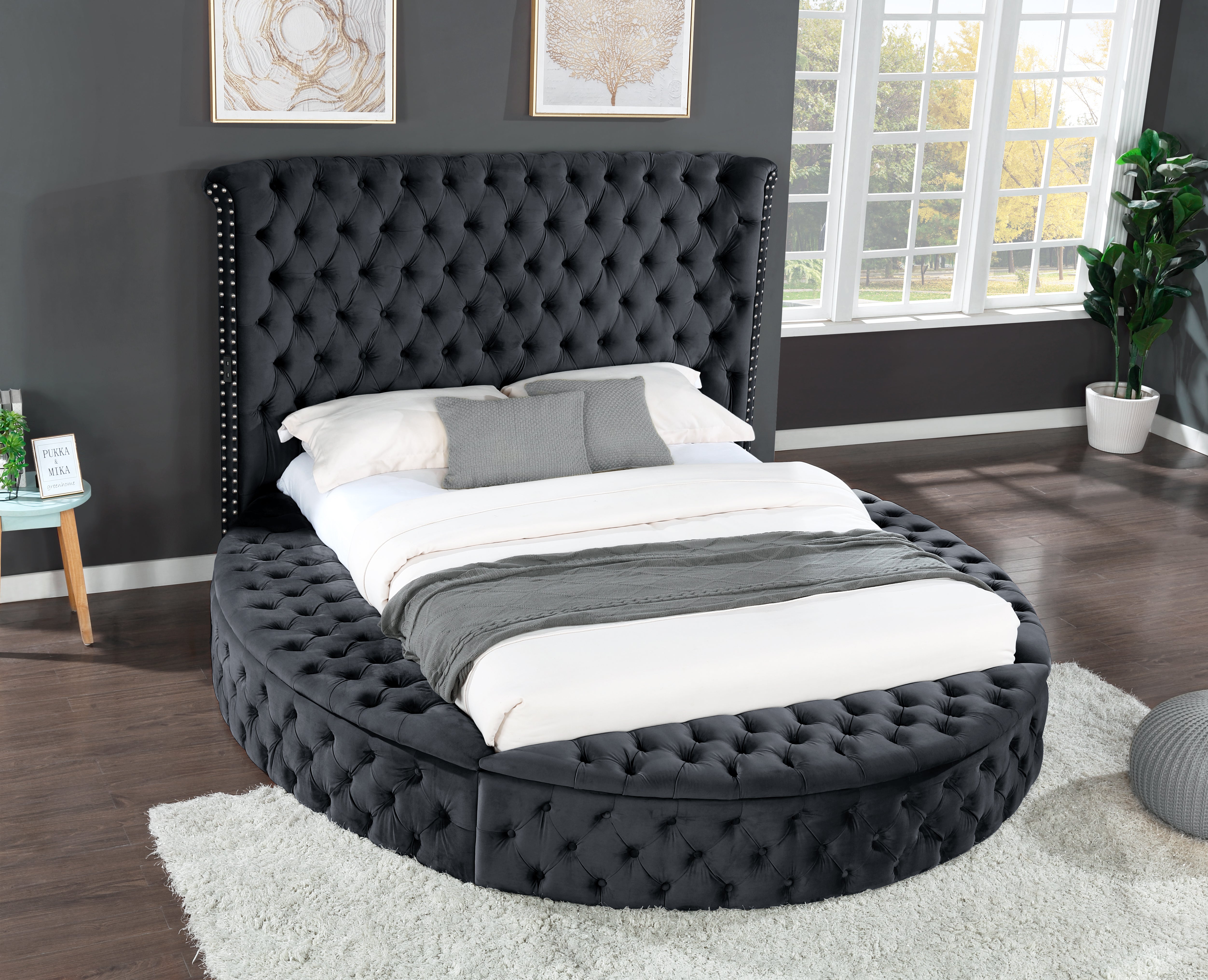 Image of bed julia - bed frame princess velvet.