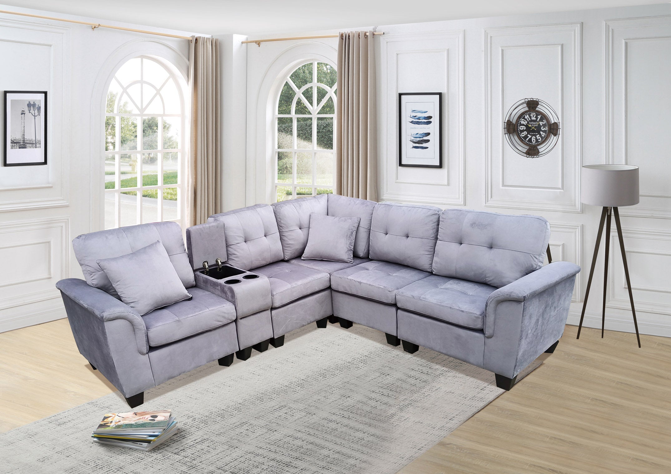 Image of nora sofa sectional.