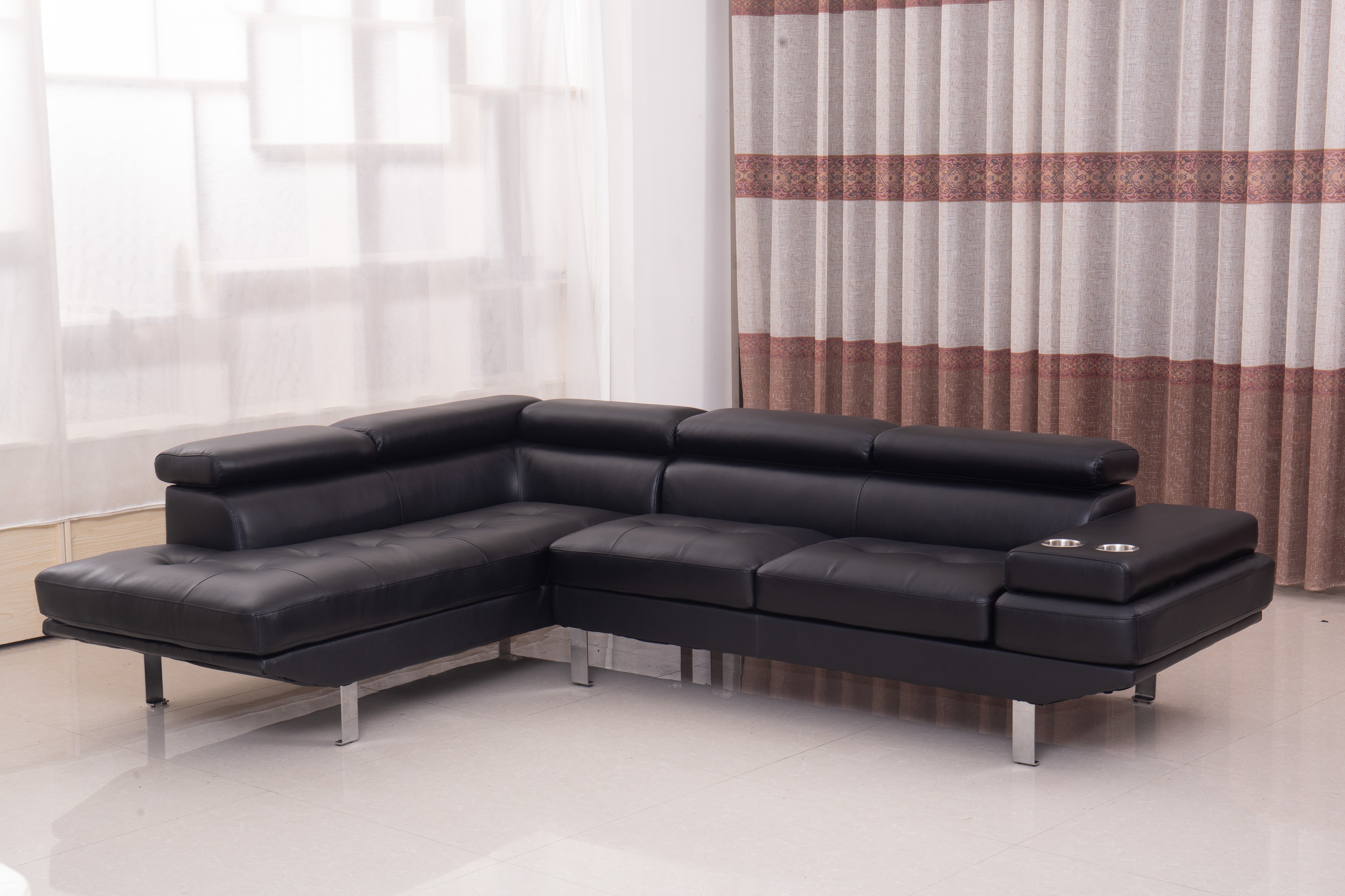 Image of vegas sofa sectional - air leather.