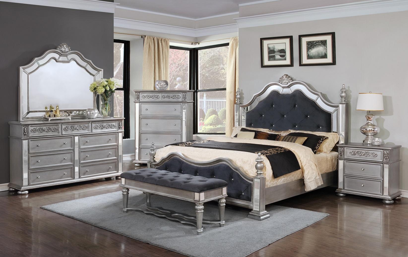 Image of platinum bedroom set.