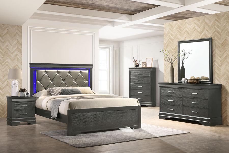 Image of brooklyn bedroom set 8pcs.