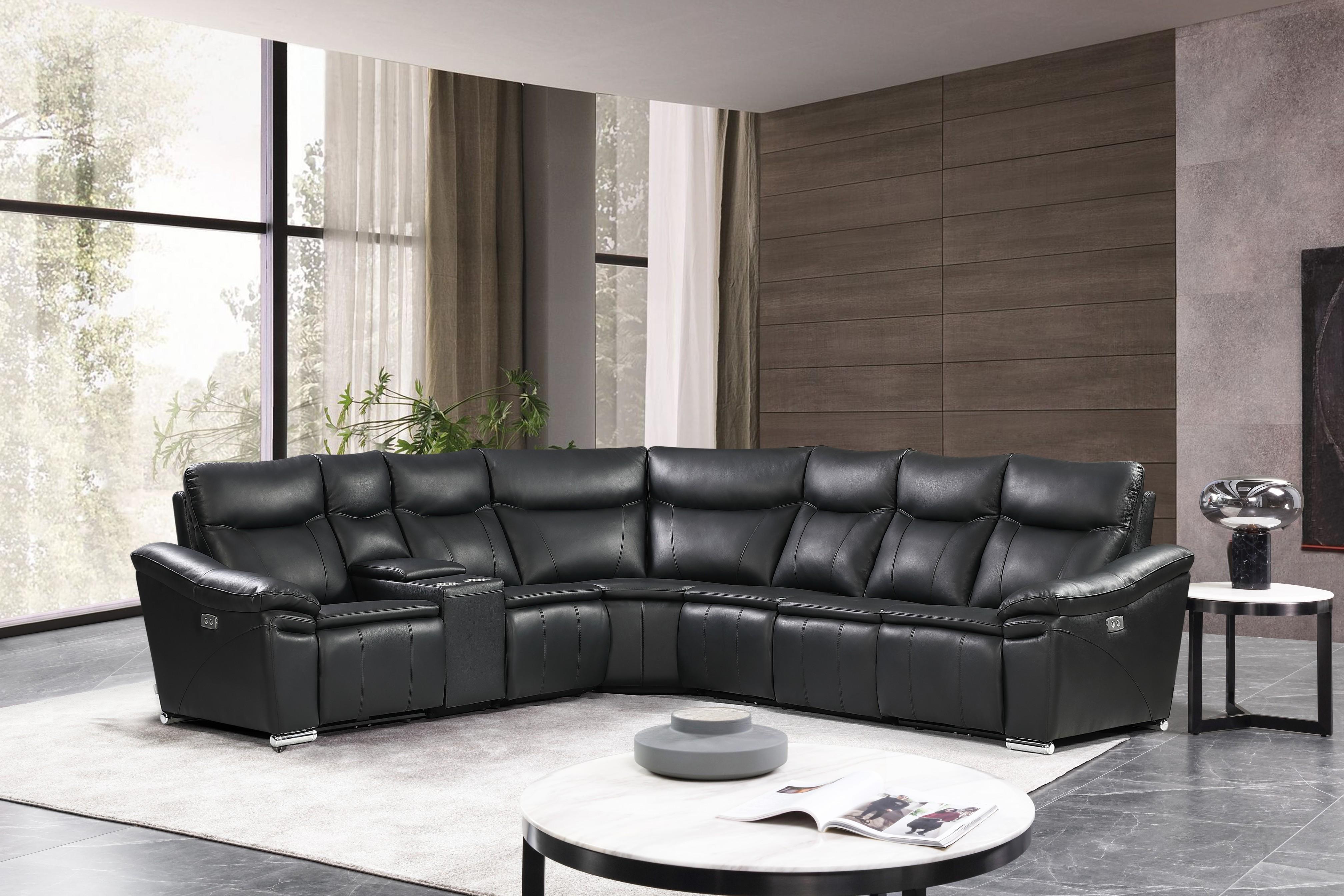 Image of eliana sofa power recliner sectional.