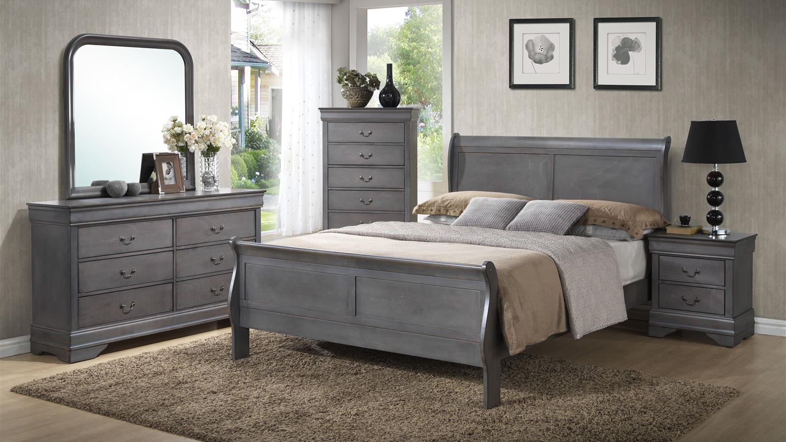 Image of louis philip bedroom set.