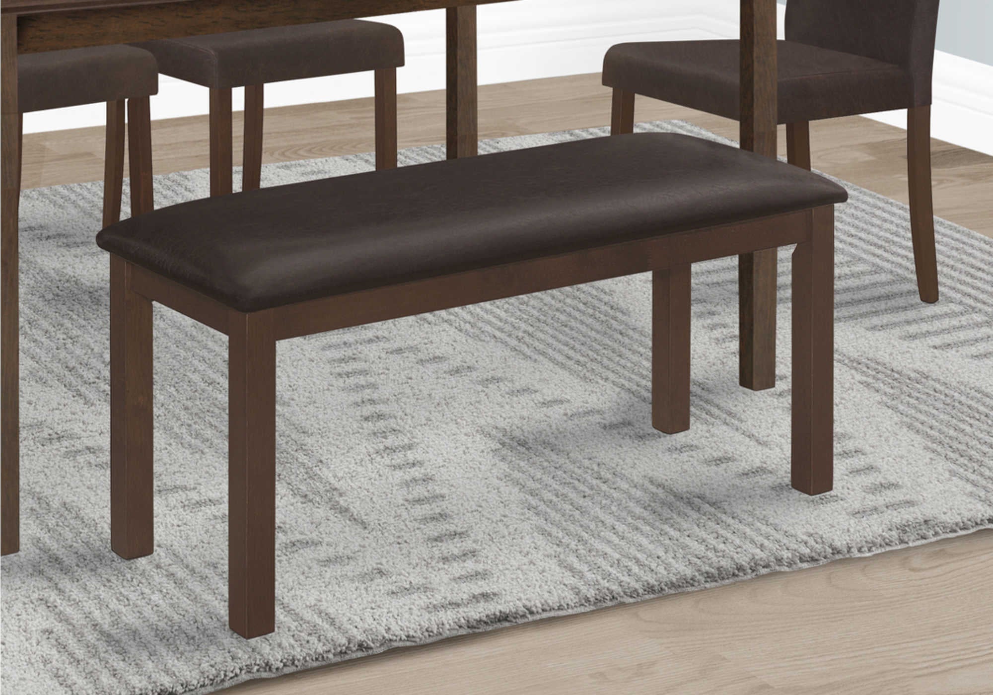 Image of bench - 42l espresso dark brown pu i 1305.