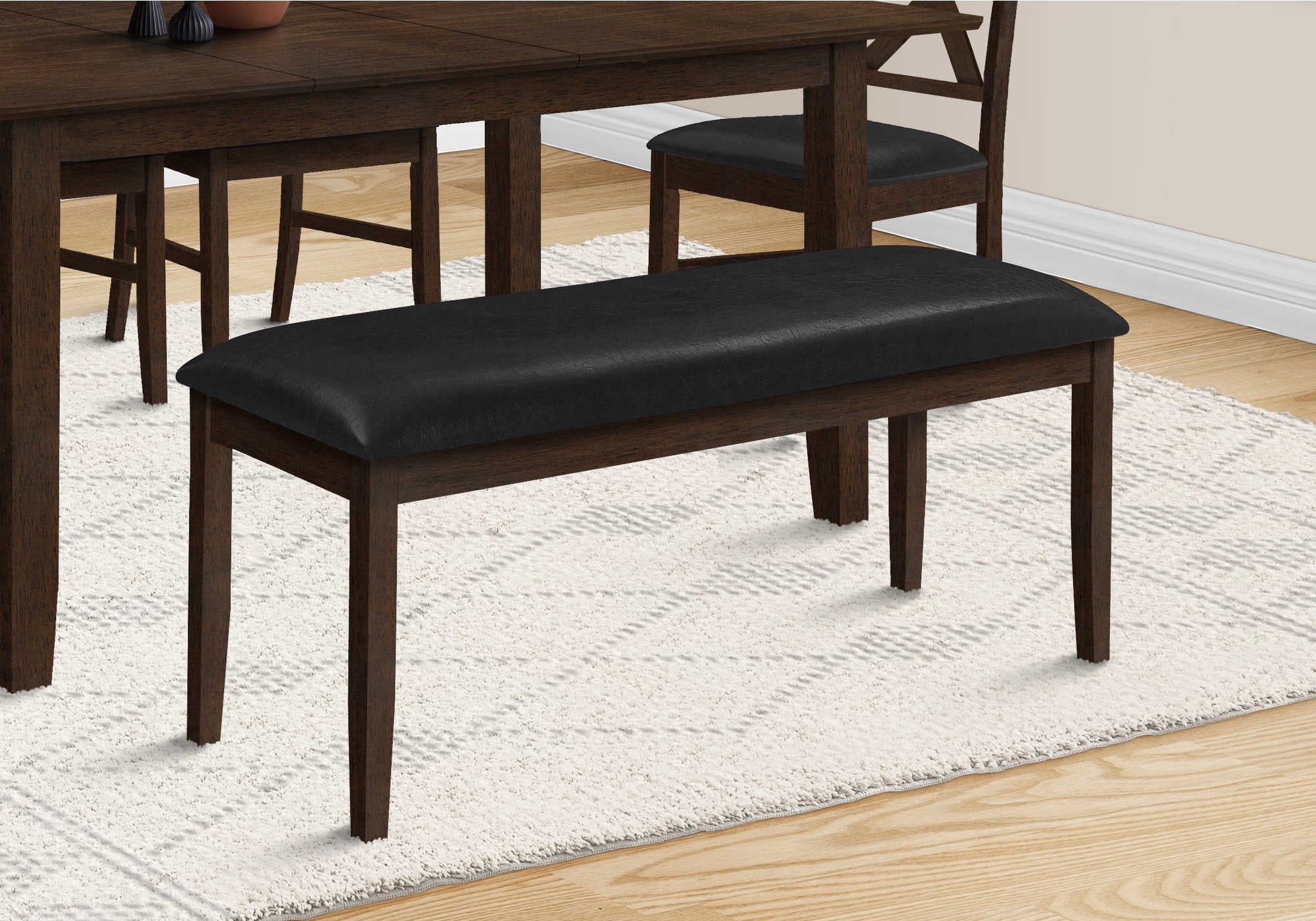 Image of bench - 48l espresso black pu seat i 1334.
