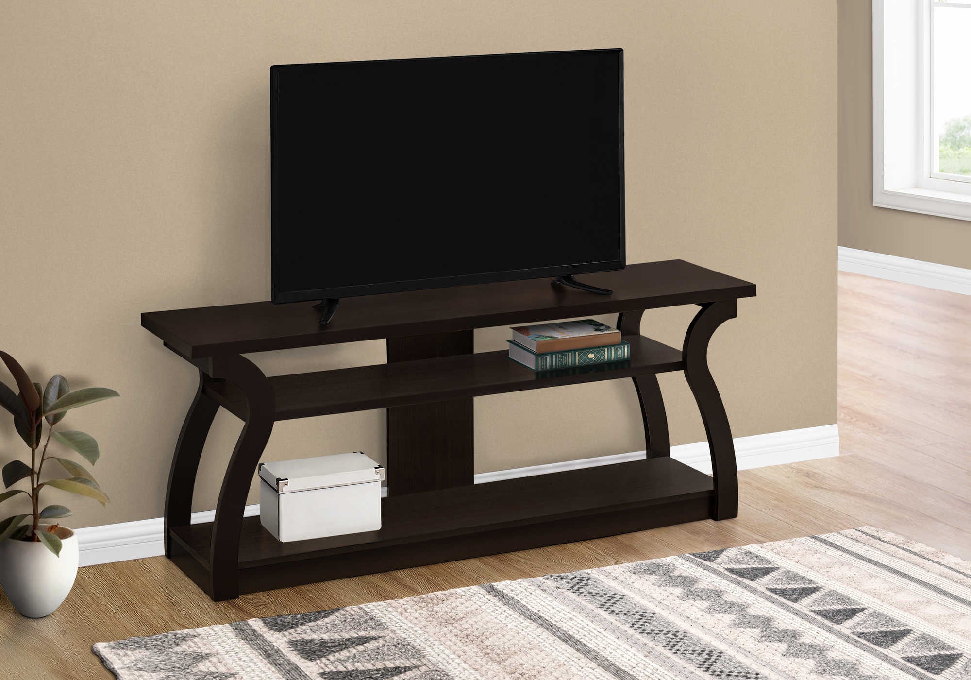Image of tv stand - 60l  espresso i 2667.