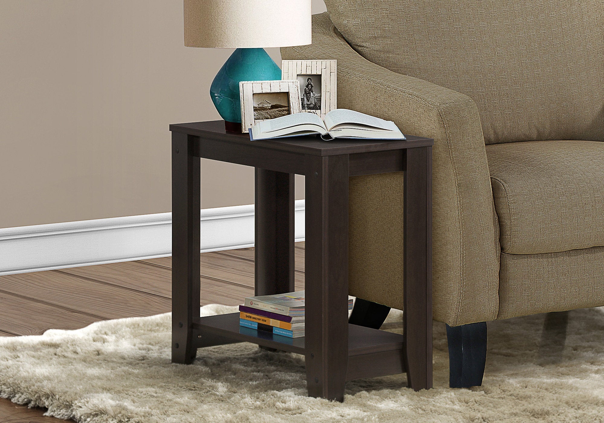 Image of accent table - espresso  i 3119.