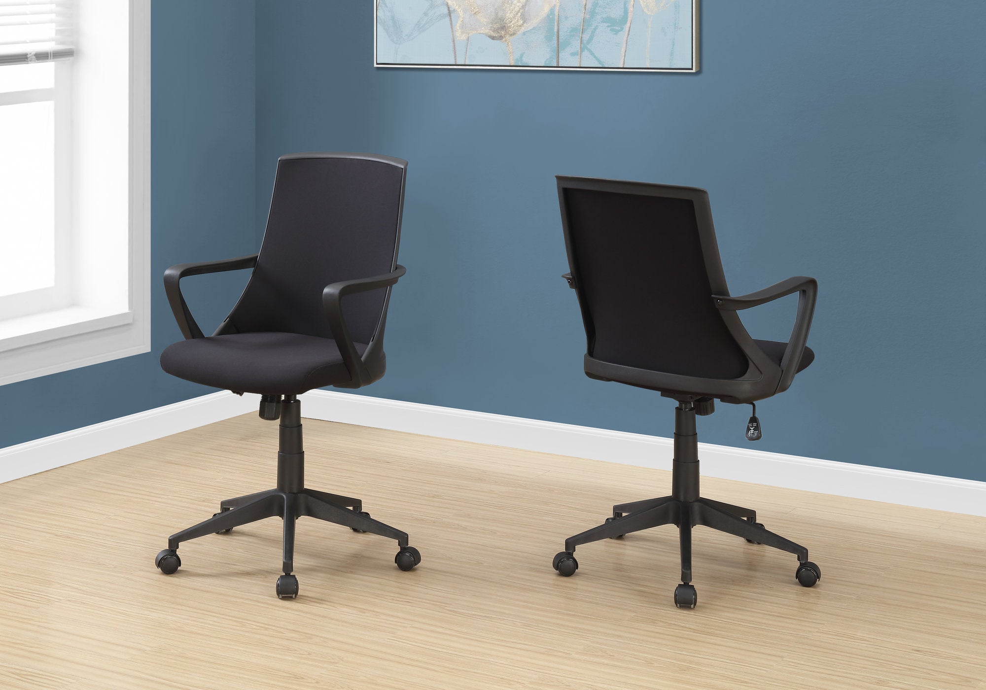 office chair black black mesh multi position i7267