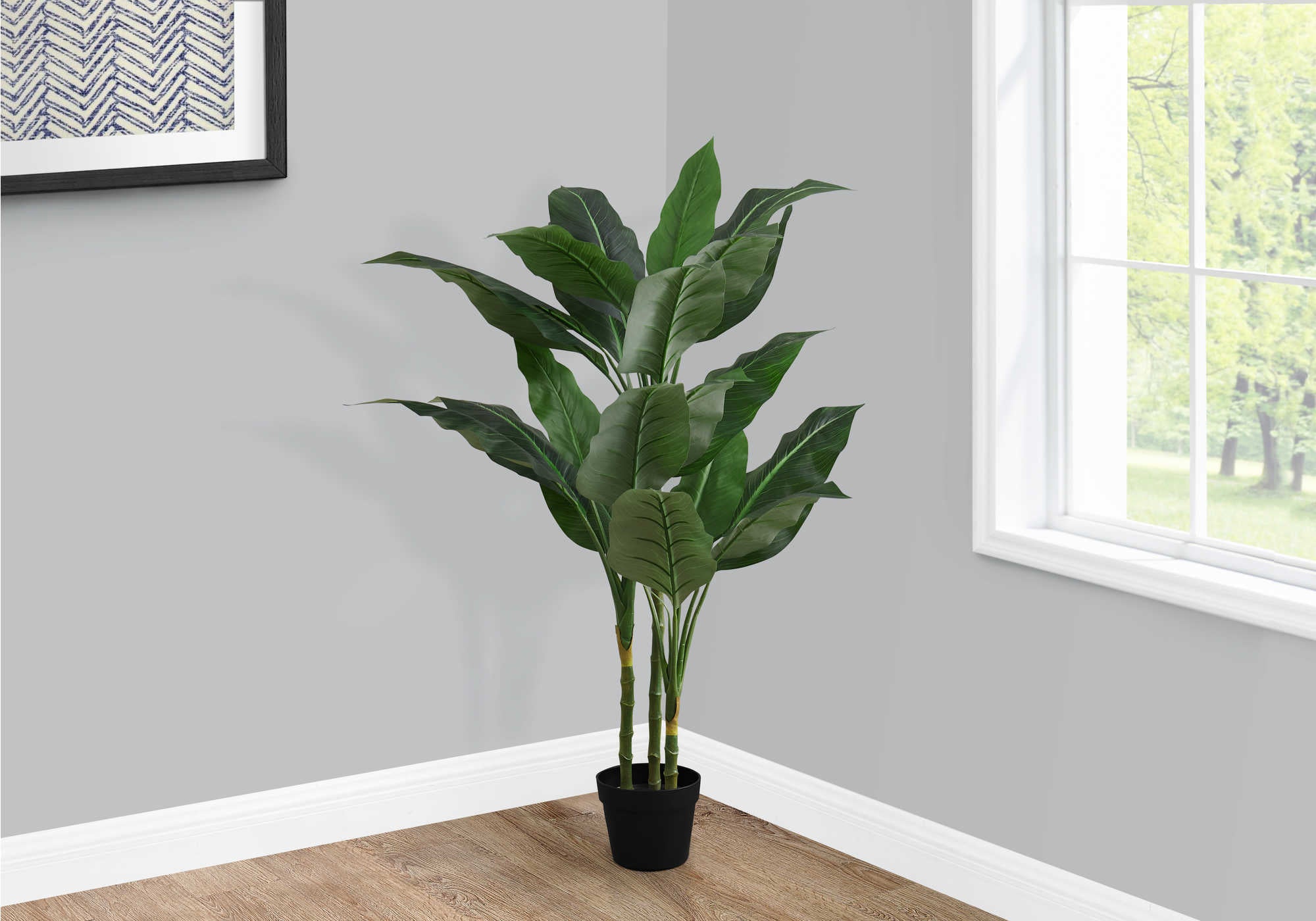 Image of artificial plant - 42h indoor evergreen in a 5 pot i 9512.