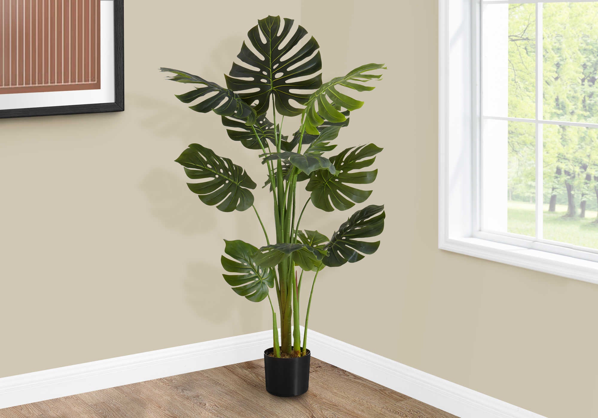 Image of artificial plant - 55h indoor monstera in a 6 pot i 9548.