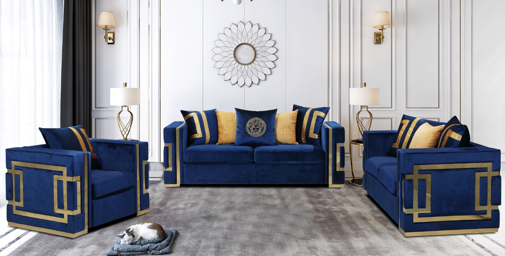 PARIS SOFA SET 3PCS