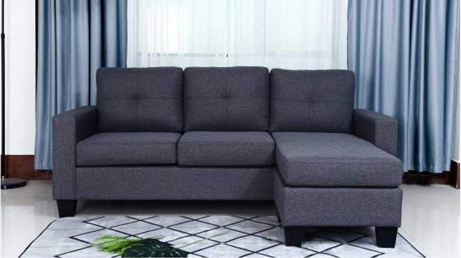 Image of anna sofa sectional reversible.