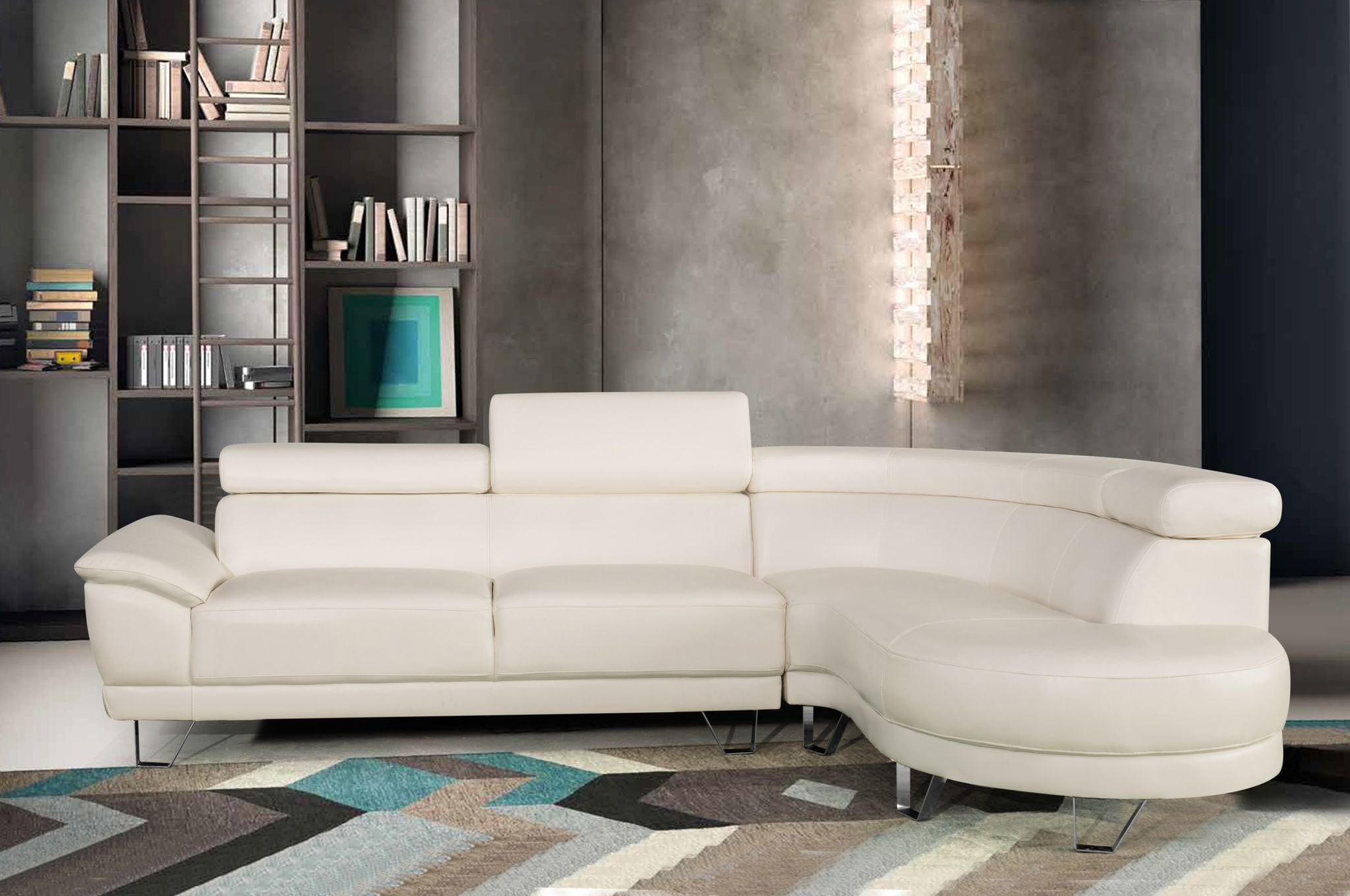 Image of austin sofa sectional - air leather.