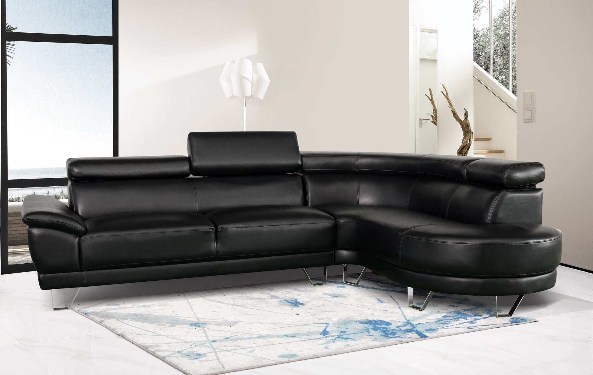 Vegas Sofa Sectionnel - Leather Air