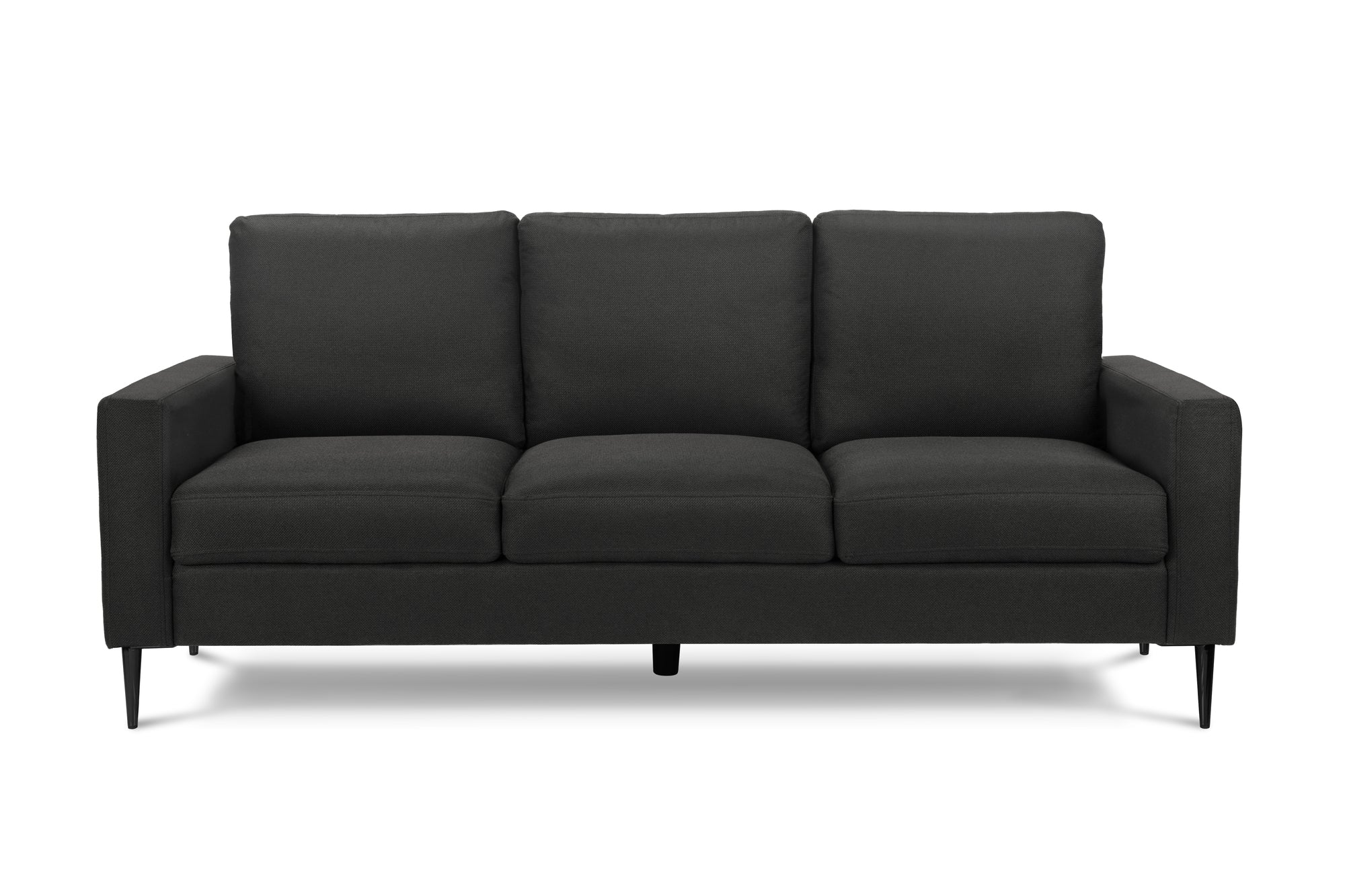 SOFA - 75"L / TISSU NOIR #LUMOS-19 – 8J33L19