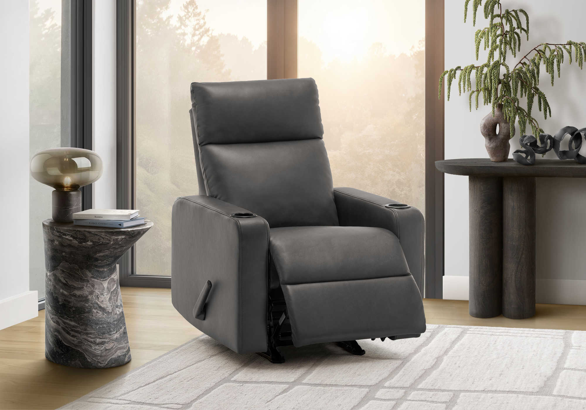 FAUTEUIL INCLINABLE - BASCULE / GRIS YANQING # JRA-070 – 8M11070