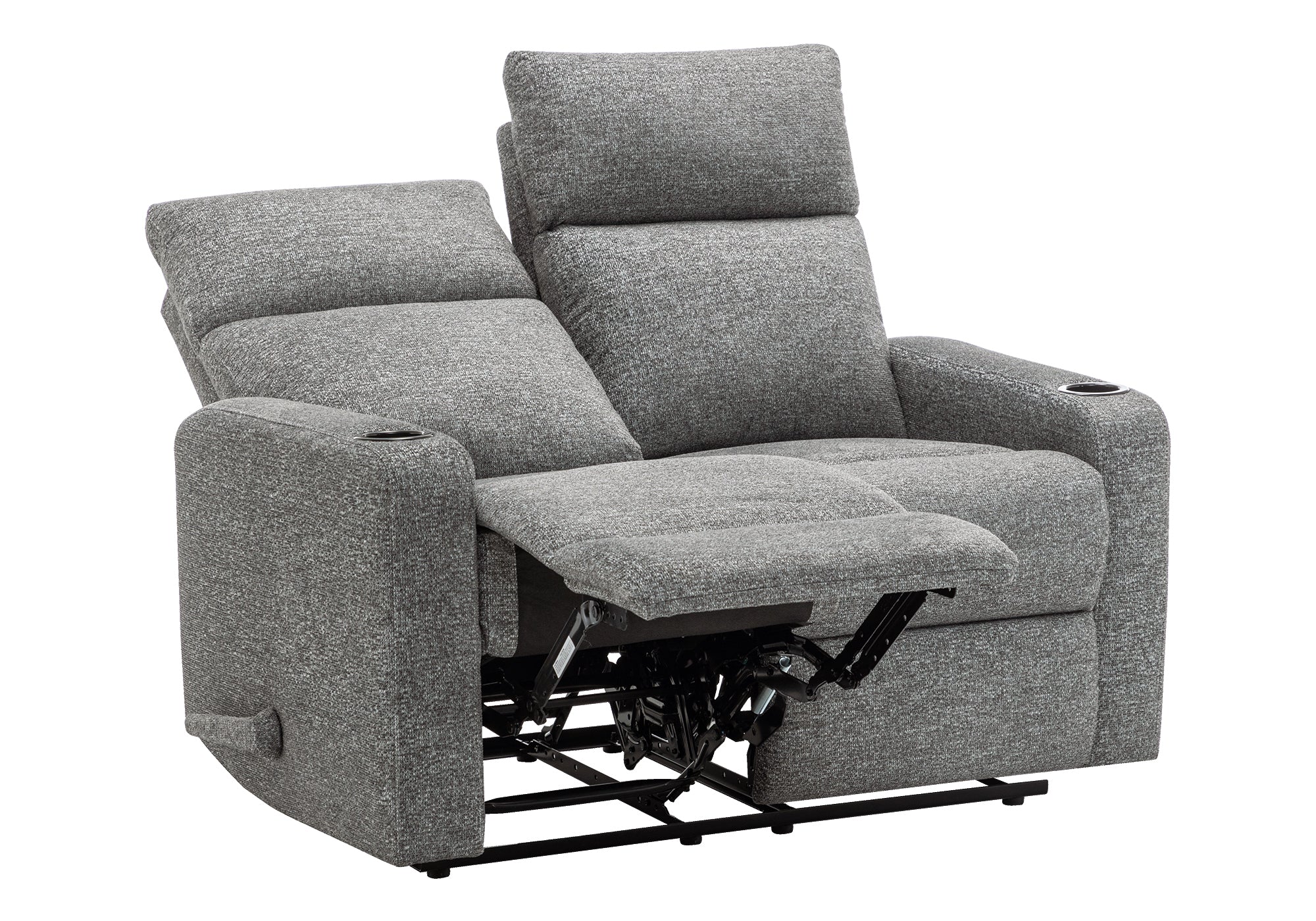 CAUSEUSE INCLINABLE - PORTE-GOBELETS / GRIS JIALIAN # CB0019 – 8M12019