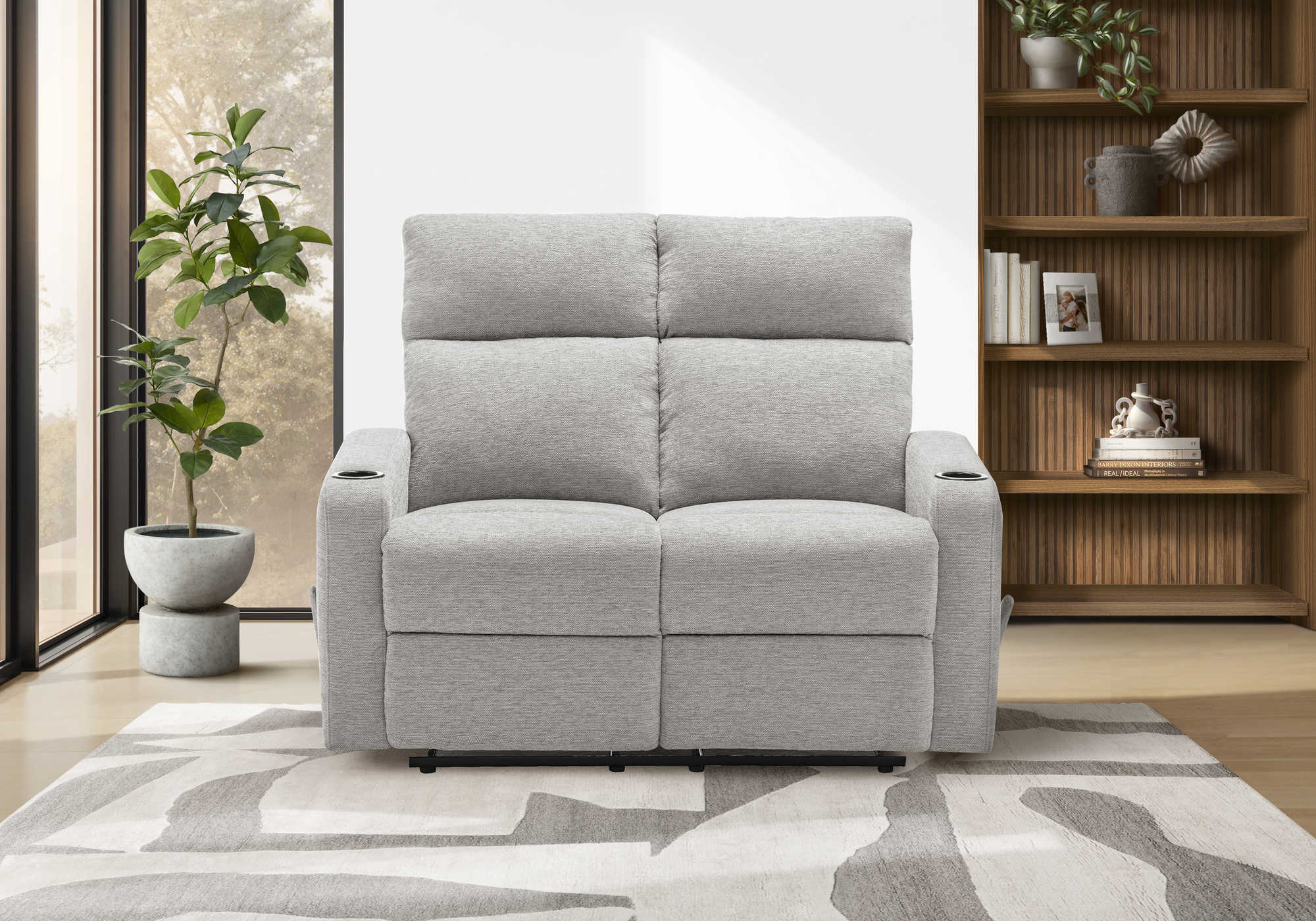 CAUSEUSE INCLINABLE - PORTE-GOBELETS / GRIS AOTANSI # CB0031 – 8M12031