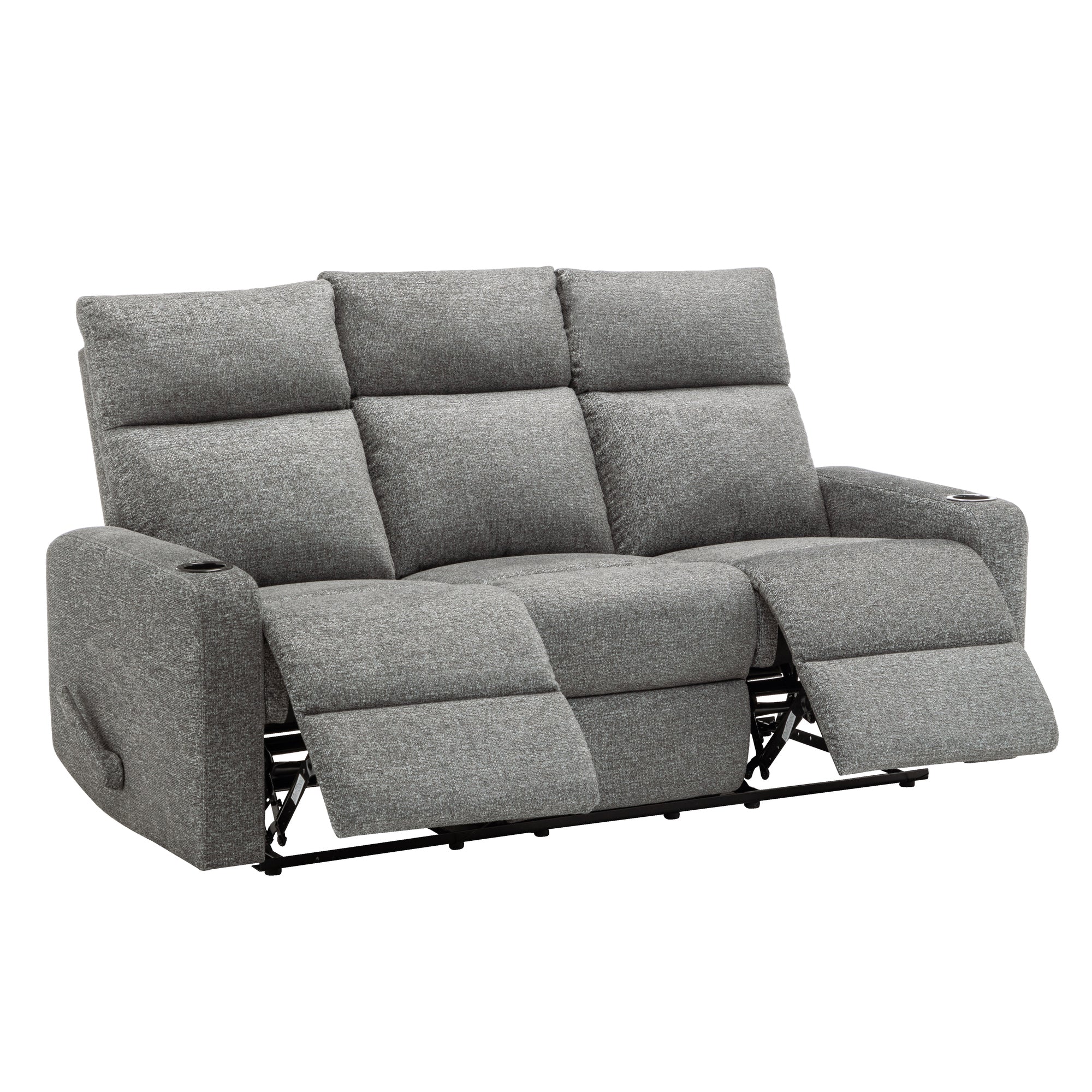 SOFA INCLINABLE - PORTE-GOBELETS / GRIS JIALIAN # CB0019 – 8M13019