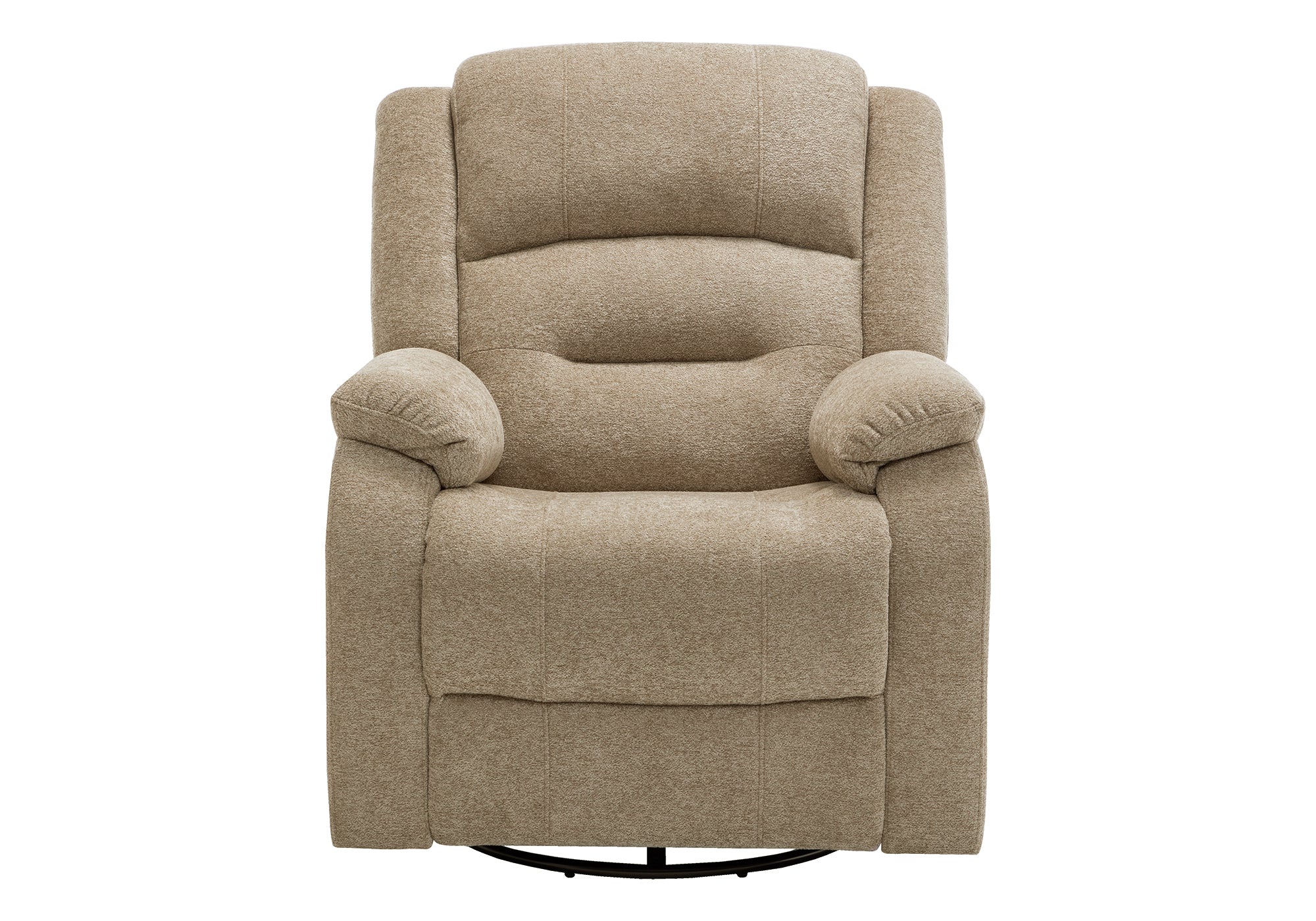 FAUTEUIL INCLINABLE - PIVOTANT MOTO. / USB BEIGE # 2514-06 – 8P21406