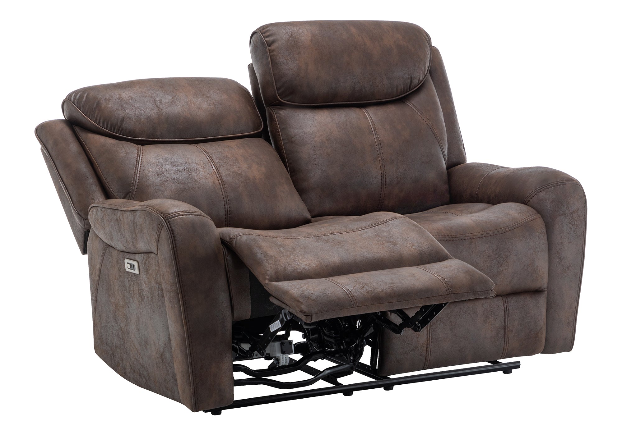 CAUSEUSE INCLINABLE - MOTORISER / USB PU BRUN # TJB-061 – 8P32061
