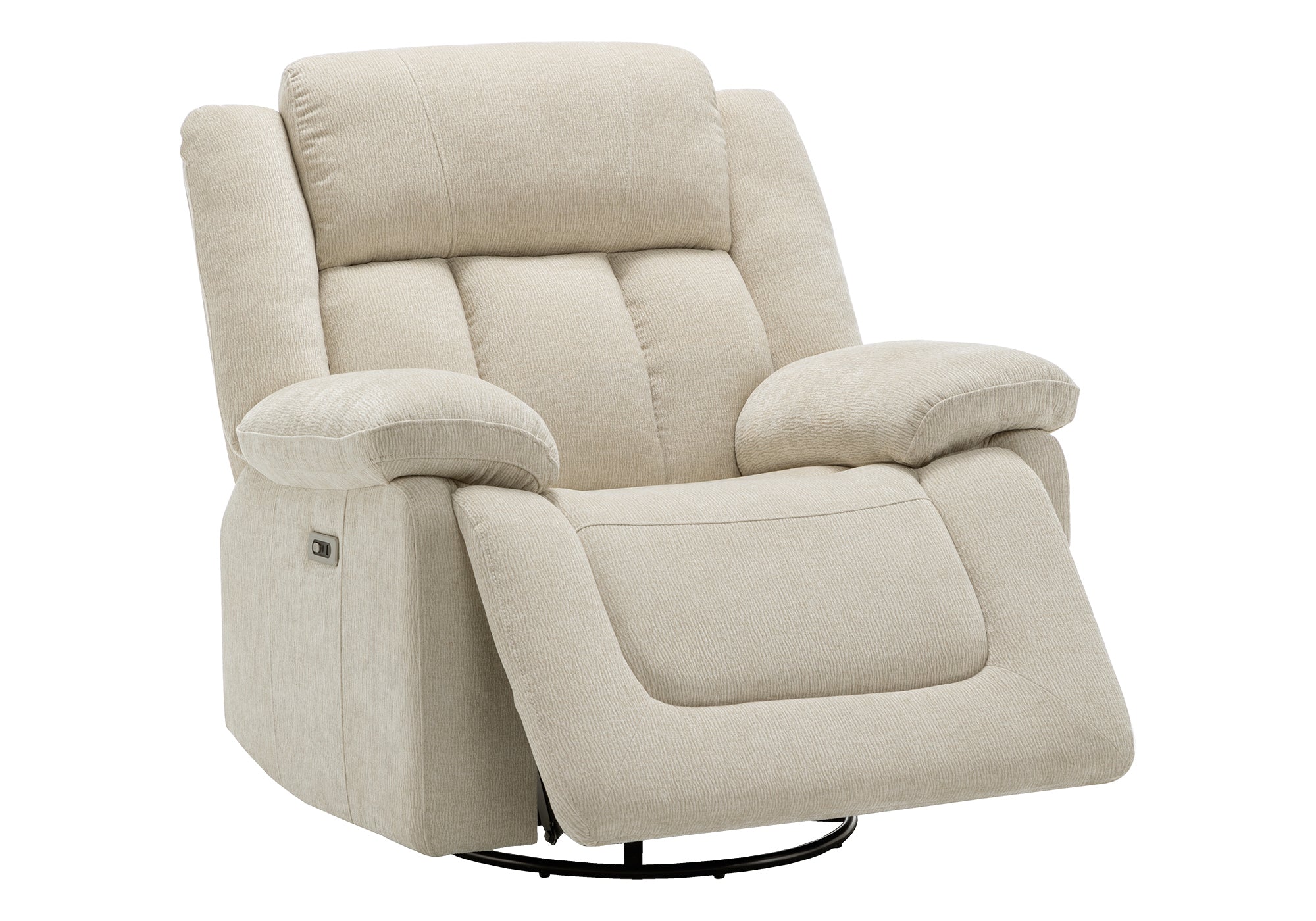 FAUTEUIL INCLINABLE - PIVOTANT MOTO. / USB BEIGE CITY # 102 – 8P41102