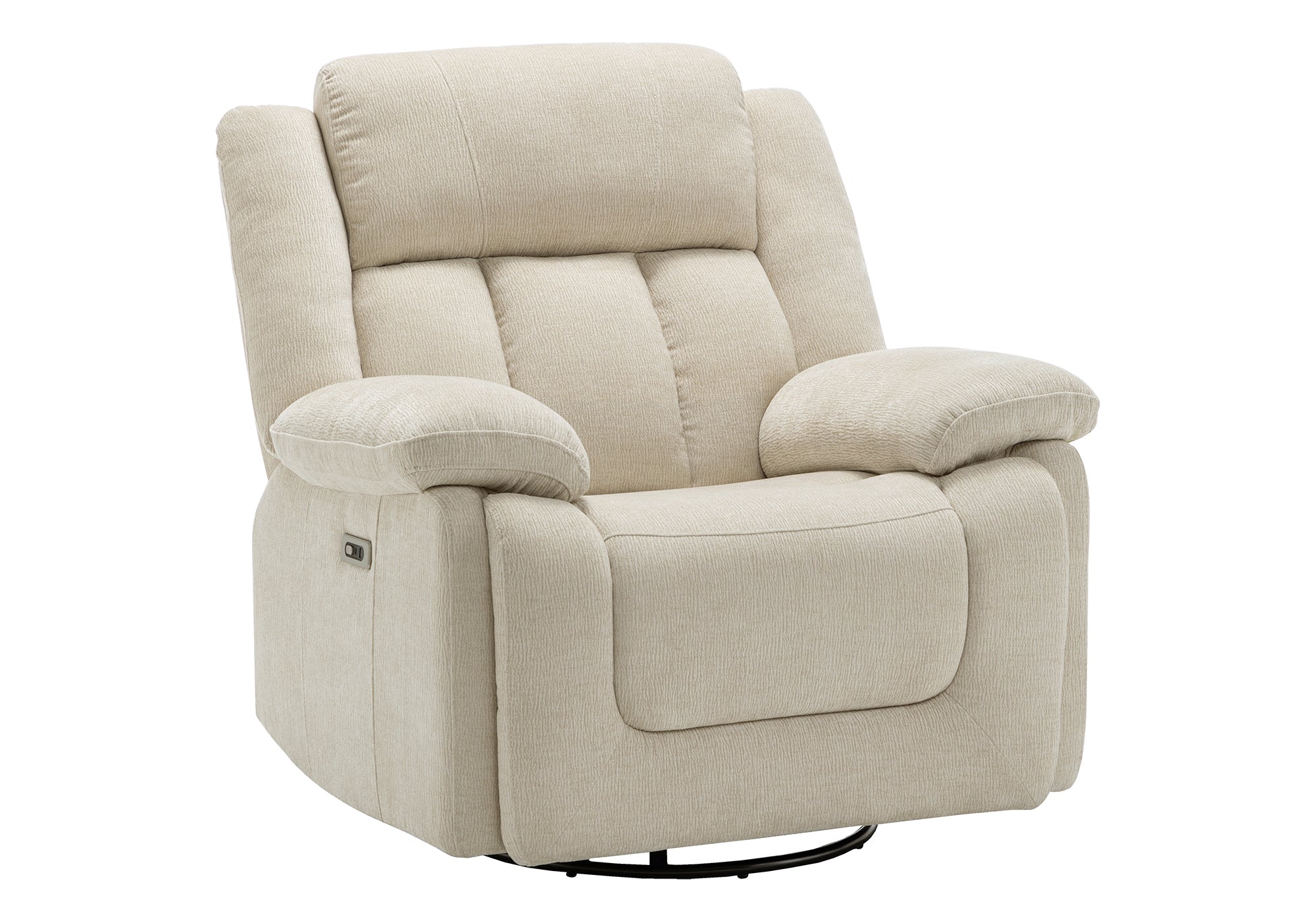 FAUTEUIL INCLINABLE - PIVOTANT MOTO. / USB BEIGE CITY # 102 – 8P41102