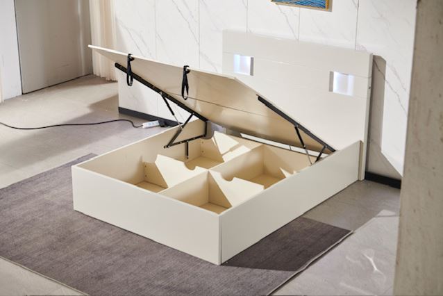 Glory – Grey Lift-top Bedroom Set