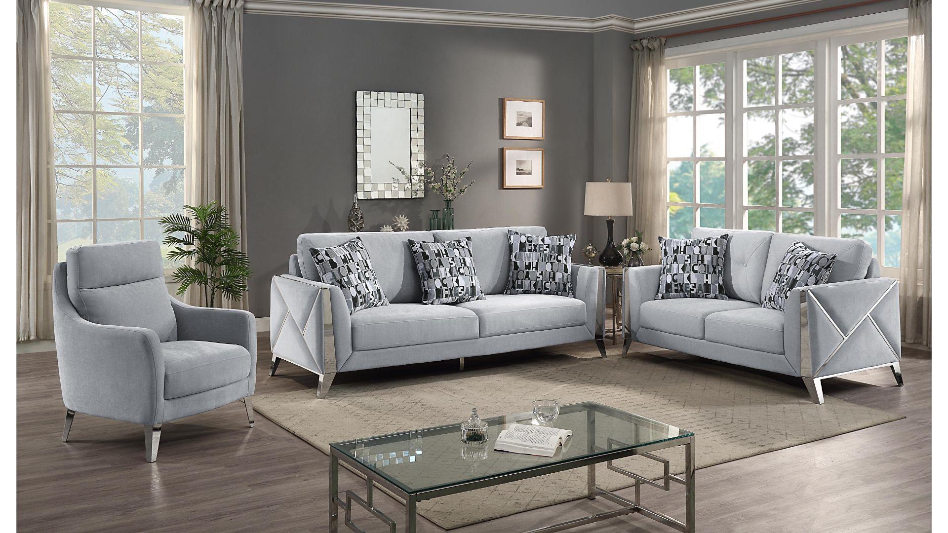 DIANA SOFA SET FABRIC 3PCS