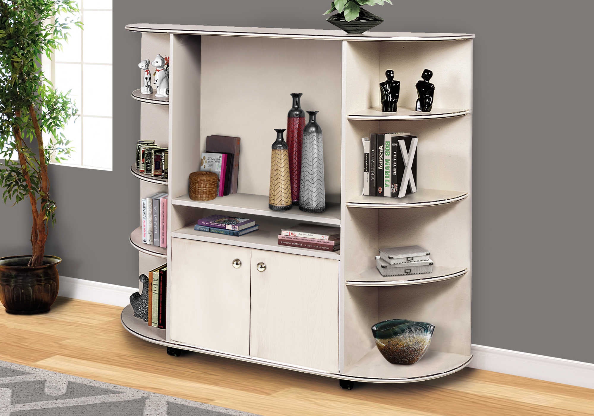 ETAGERE - BEIGE / OR / UNITE DE RANGEMENT – ET 8805