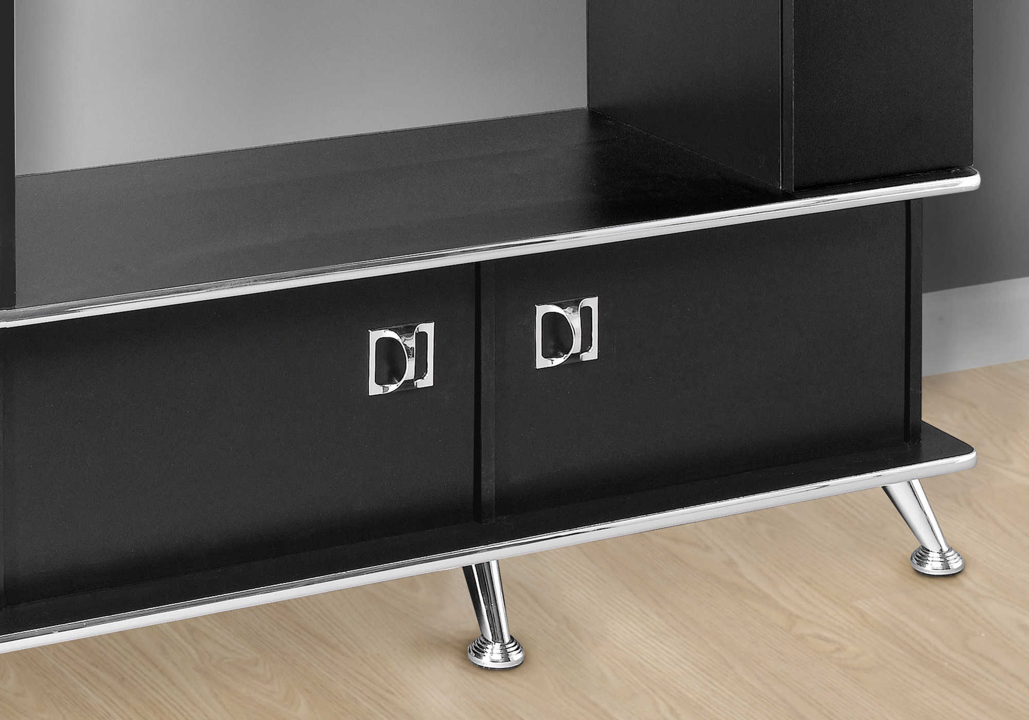 ETAGERE - NOIR / CHROME UNITE DE RANGEMENT – ET 9006