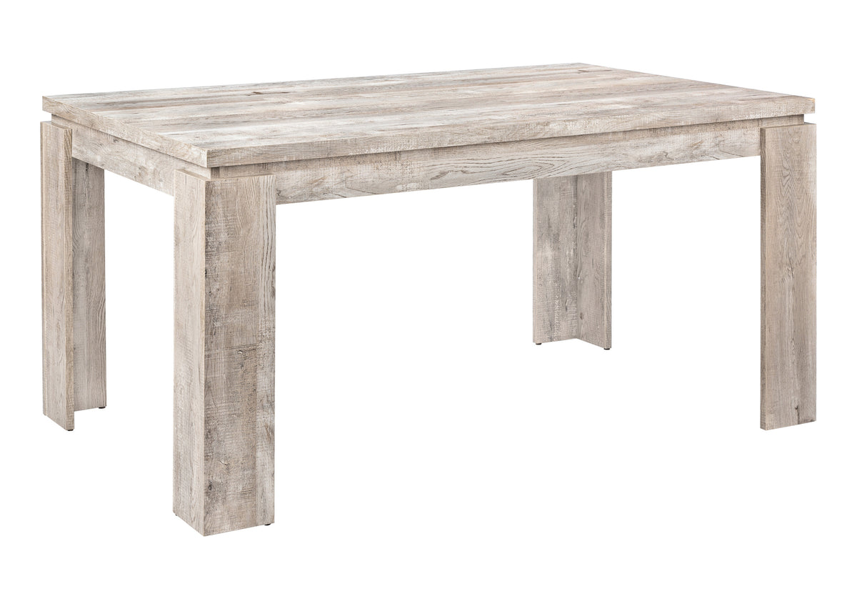 TABLE A MANGER - 36"X 60 / FAUX BOIS TAUPE – I 1088