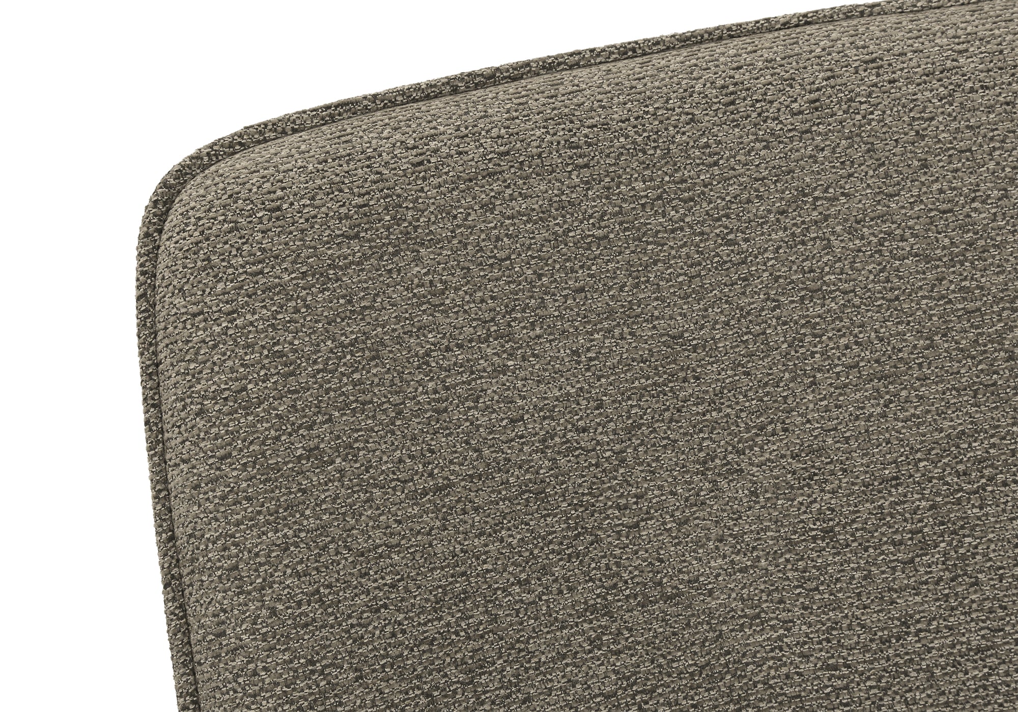 CHAISE - 2PCS / 36"H / SIMILI-CUIR TAUPE / BRUN / METAL NOIR – I 1182