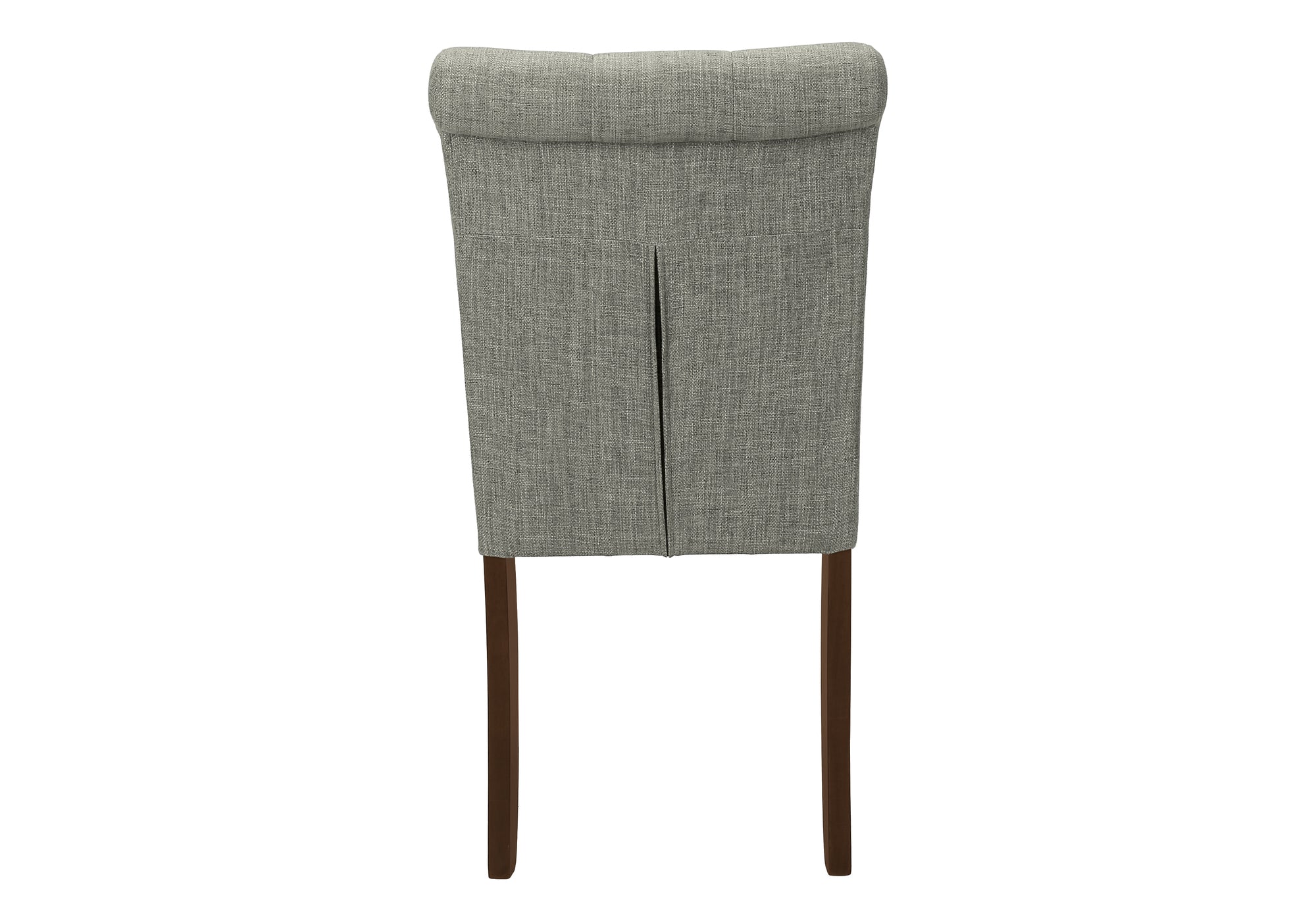 CHAISE - 2PCS - 38"H / REMBOURREE TISSU GRIS – I 1218